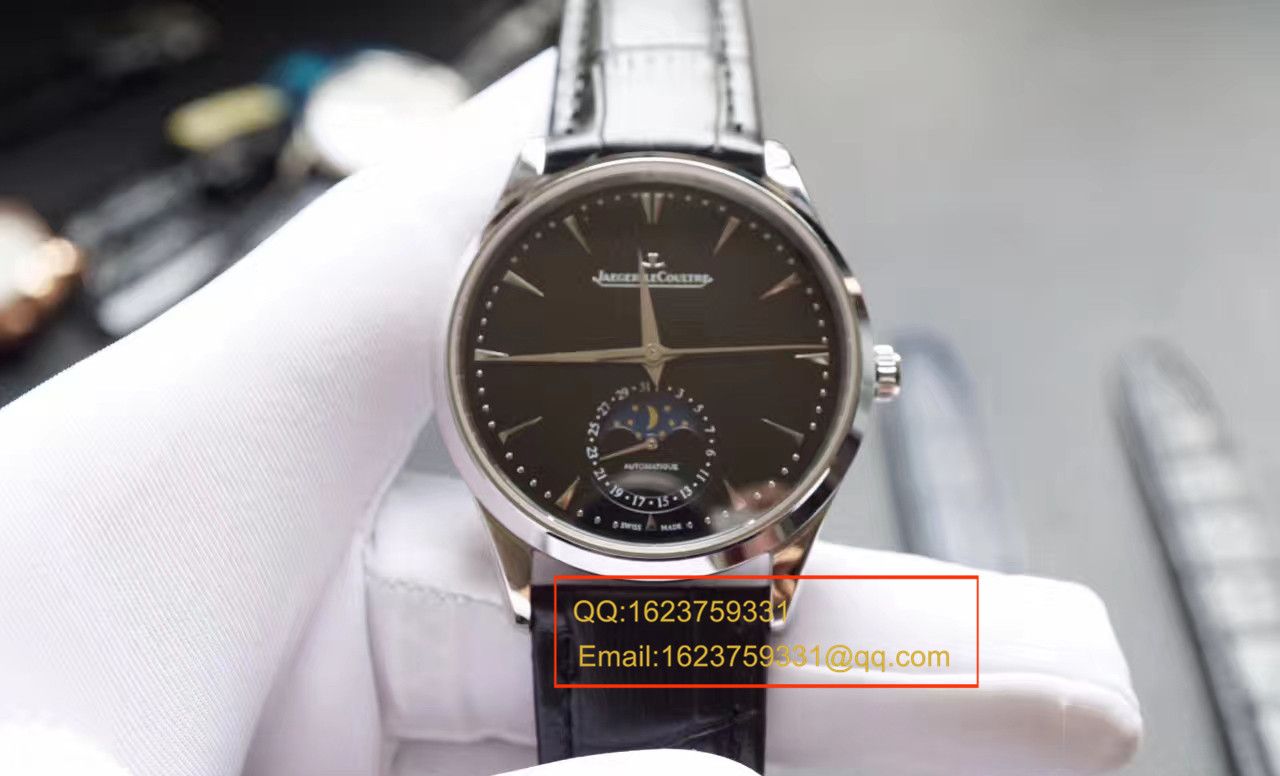 【VF Factory  Perfect  High quality  Replica Watches 】 Jaeger-LeCoultre 超薄月相大师系列 wrist watches 系列1368470  wrist watches  / JJ034