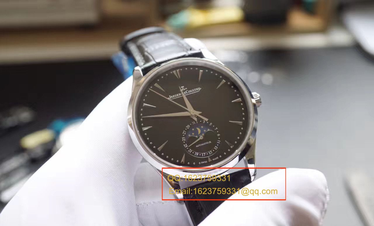 【VF Factory  Perfect  High quality  Replica Watches 】 Jaeger-LeCoultre 超薄月相大师系列 wrist watches 系列1368470  wrist watches  / JJ034