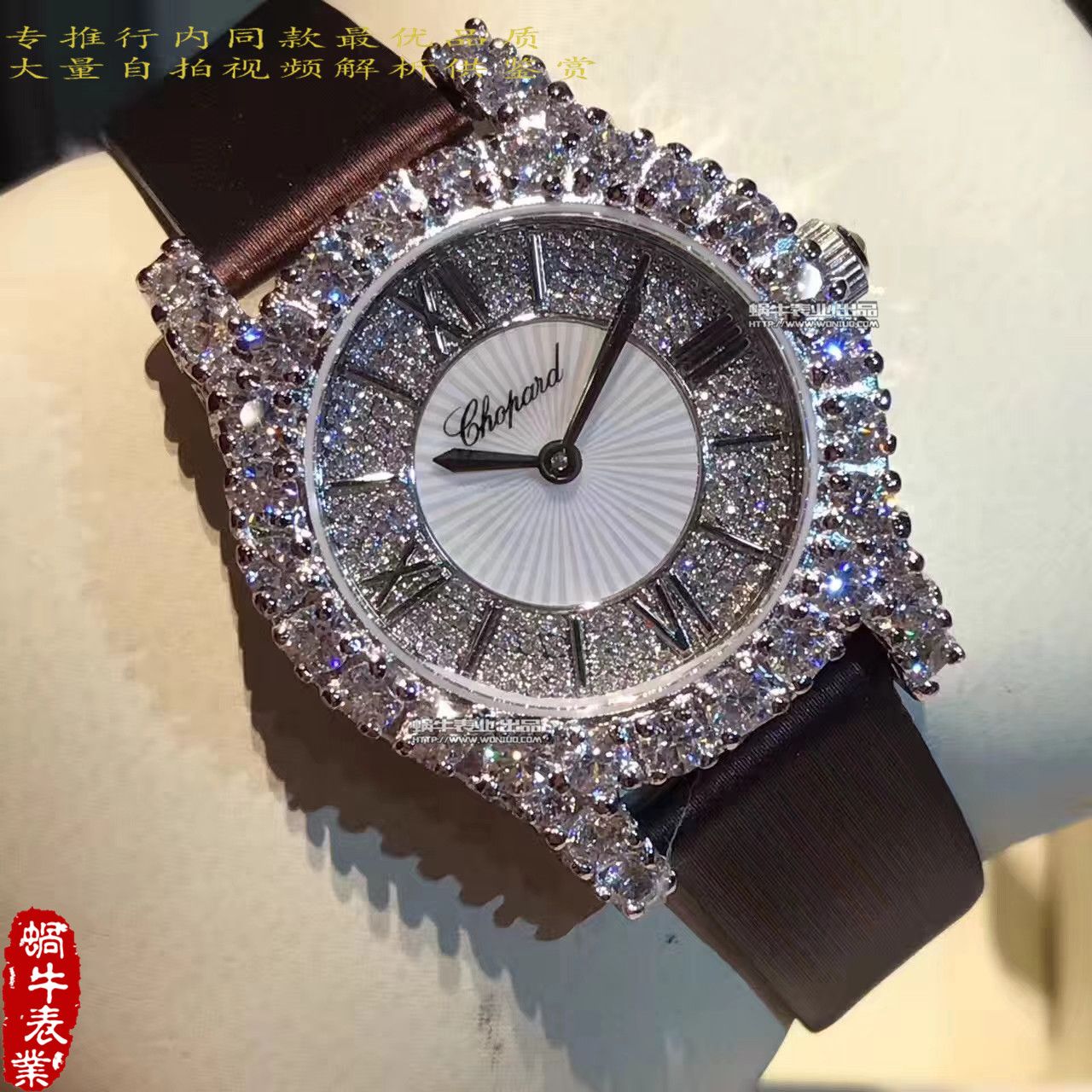 【 Chopard 钻石 Watches 139419高品质】 Chopard 钻石 Watches 系列139419-1001女士 wrist watches  
