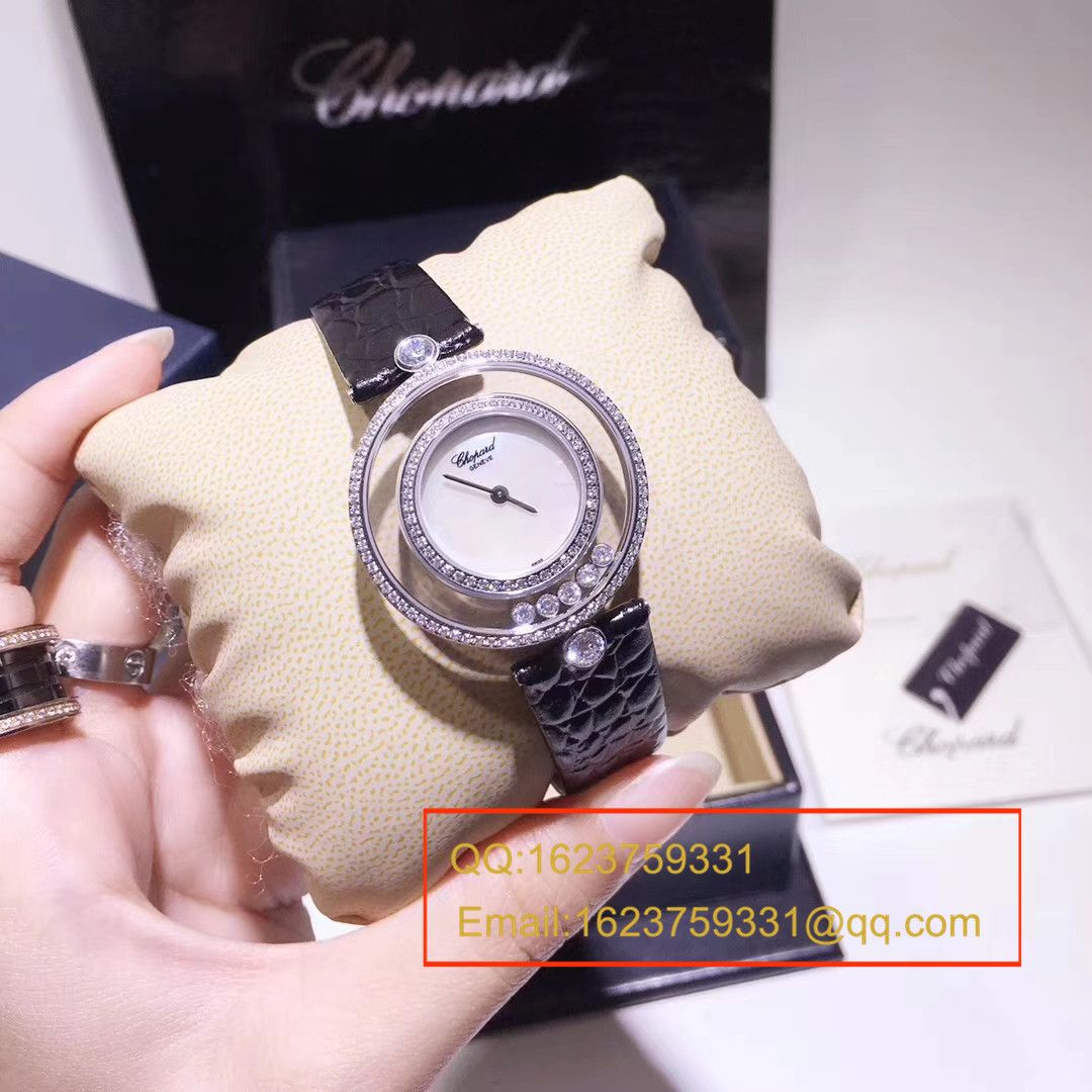  Chopard 四叶草 Replica  Replica HAPPY DIAMONDS系列203957-1201女士石英 wrist watches  / XB010