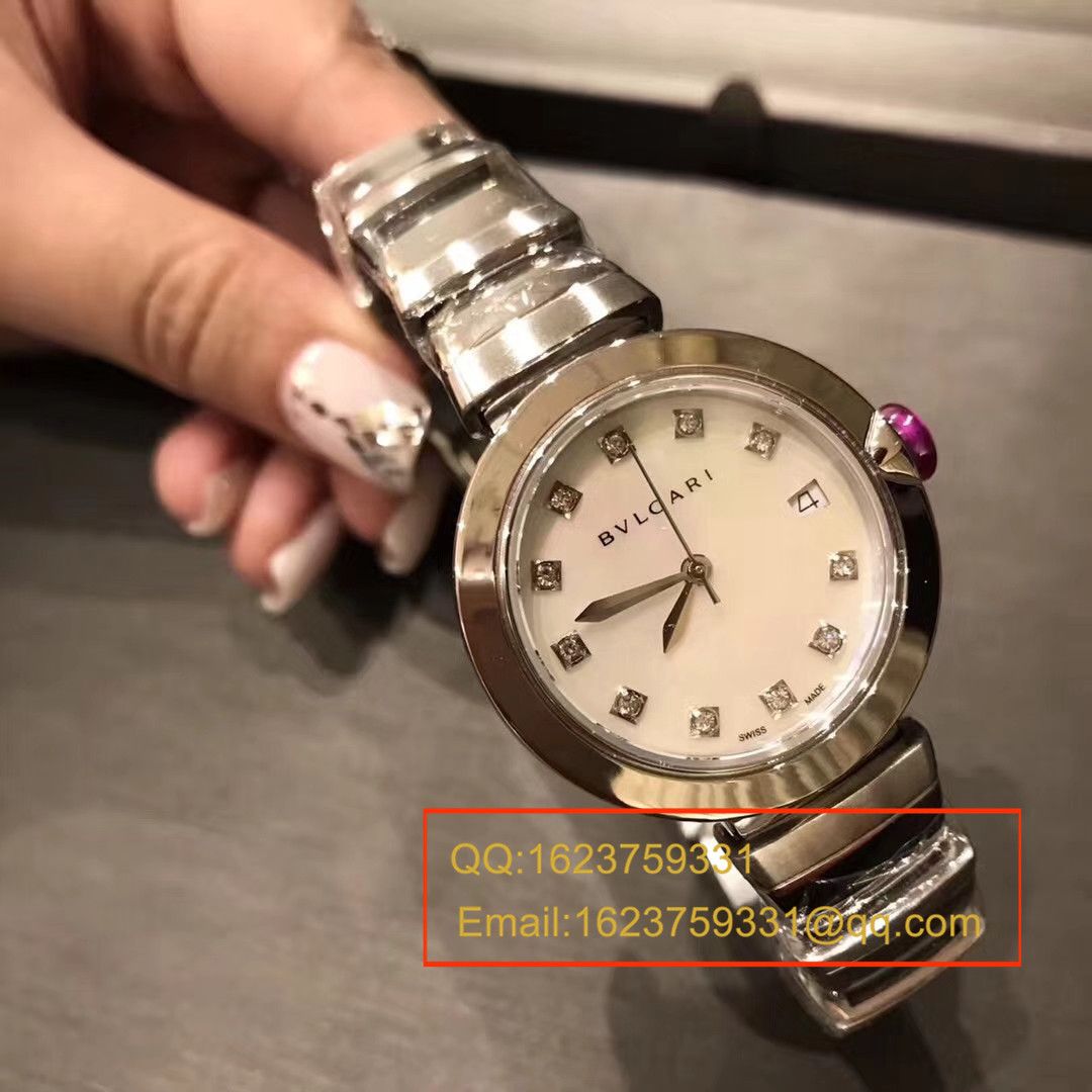 【BV Factory  Perfect  High quality 精 Replica Watches 】 BVLGARI LVCEA系列102198 LU33WSPGSPGD/11女士 wrist watches  / BG017