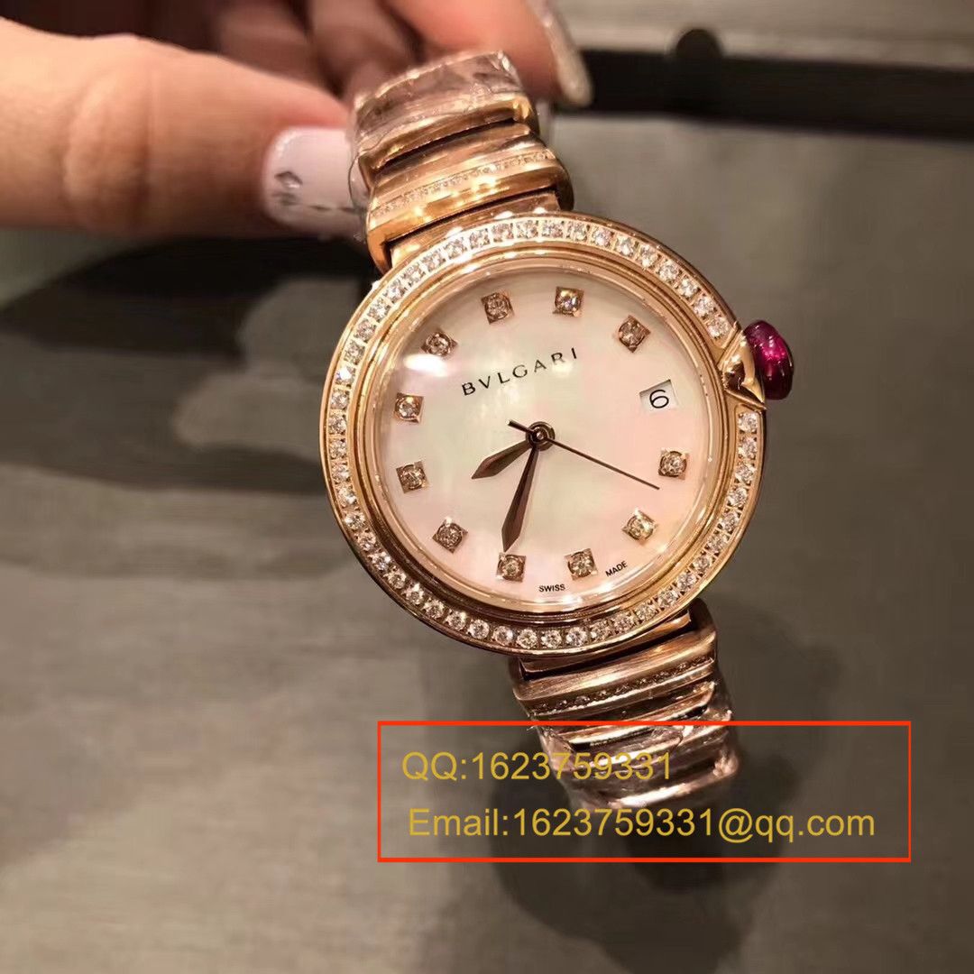 【BV Factory  Perfect  High quality 精 Replica Watches 】 BVLGARI LVCEA系列102198 LU33WSPGSPGD/11女士 wrist watches  / BG017
