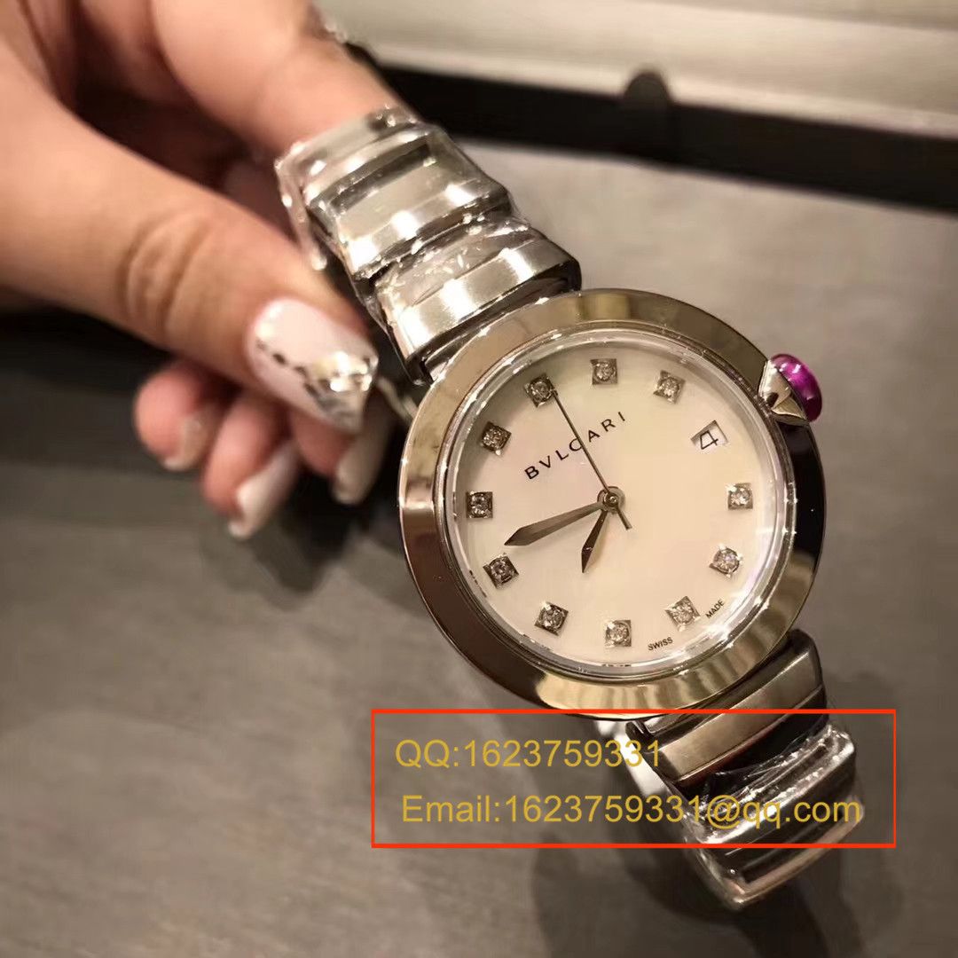 【BV Factory  Perfect  High quality 精 Replica Watches 】 BVLGARI LVCEA系列102198 LU33WSPGSPGD/11女士 wrist watches  / BG017