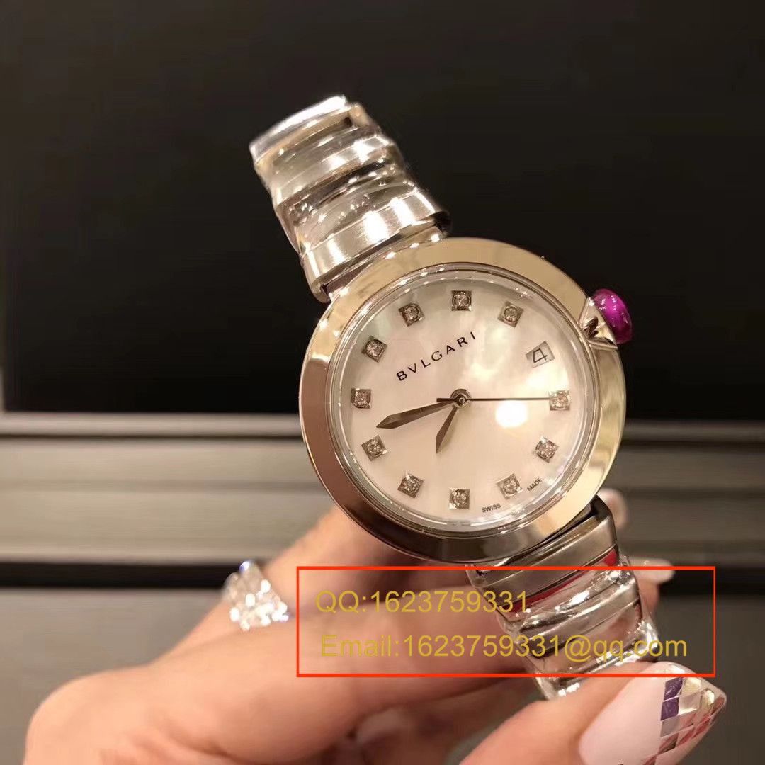 【BV Factory  Perfect  High quality 精 Replica Watches 】 BVLGARI LVCEA系列102198 LU33WSPGSPGD/11女士 wrist watches  / BG017