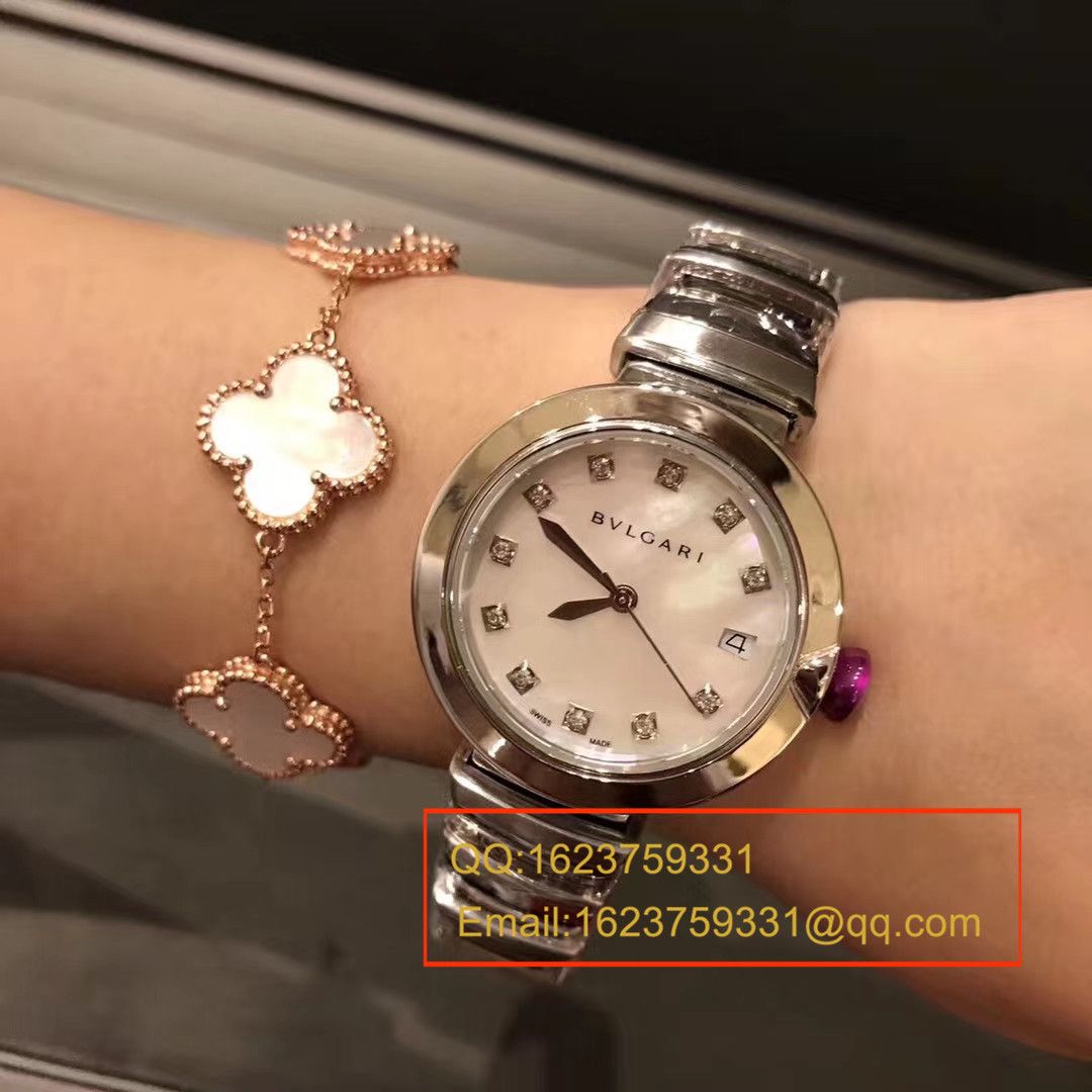 【BV Factory  Perfect  High quality 精 Replica Watches 】 BVLGARI LVCEA系列102198 LU33WSPGSPGD/11女士 wrist watches  / BG017