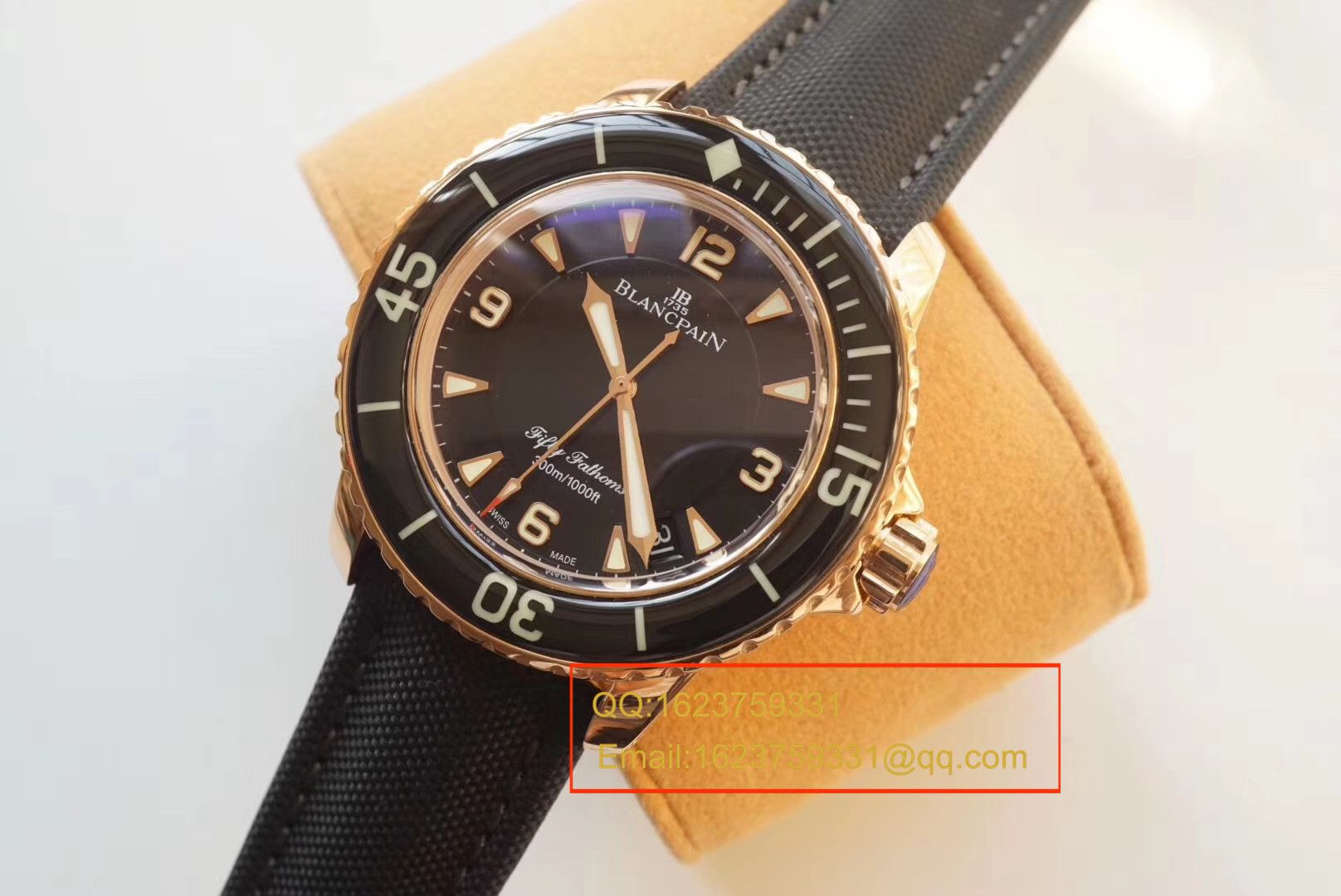 【ZF Perfect  High quality  Replica Watches 】Blancpain   Fifty Fathoms 系列5015-3630-52 自动机械 wrist watches  / BP034