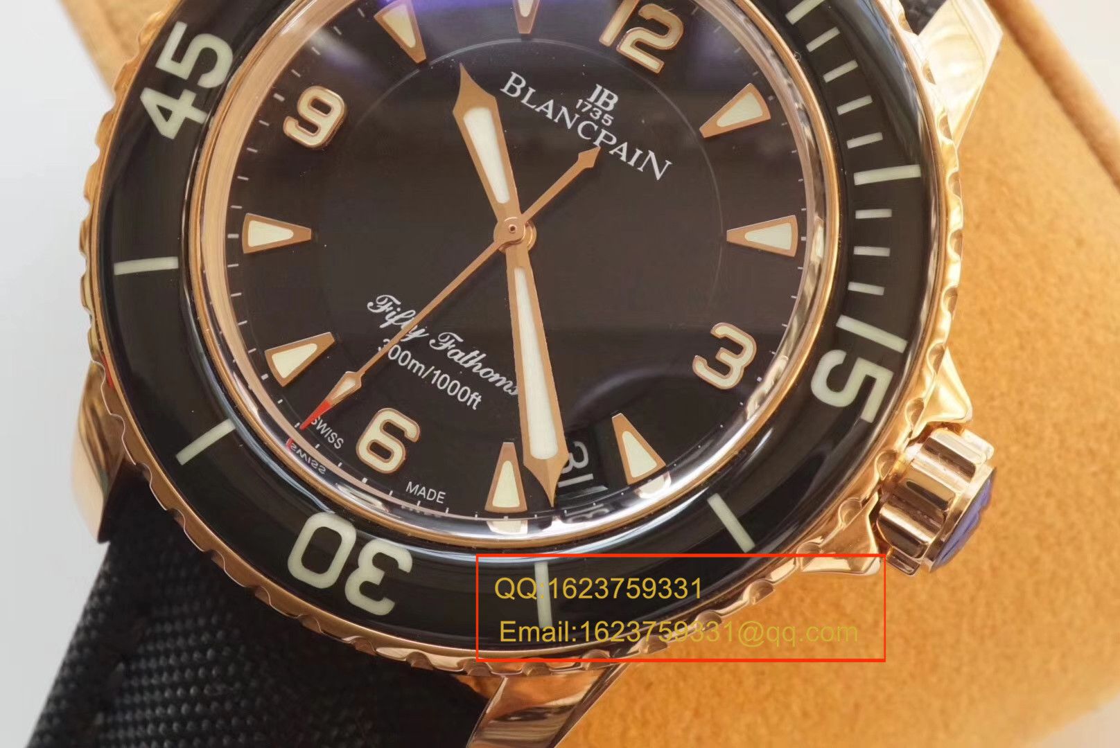 【ZF Perfect  High quality  Replica Watches 】Blancpain   Fifty Fathoms 系列5015-3630-52 自动机械 wrist watches  / BP034