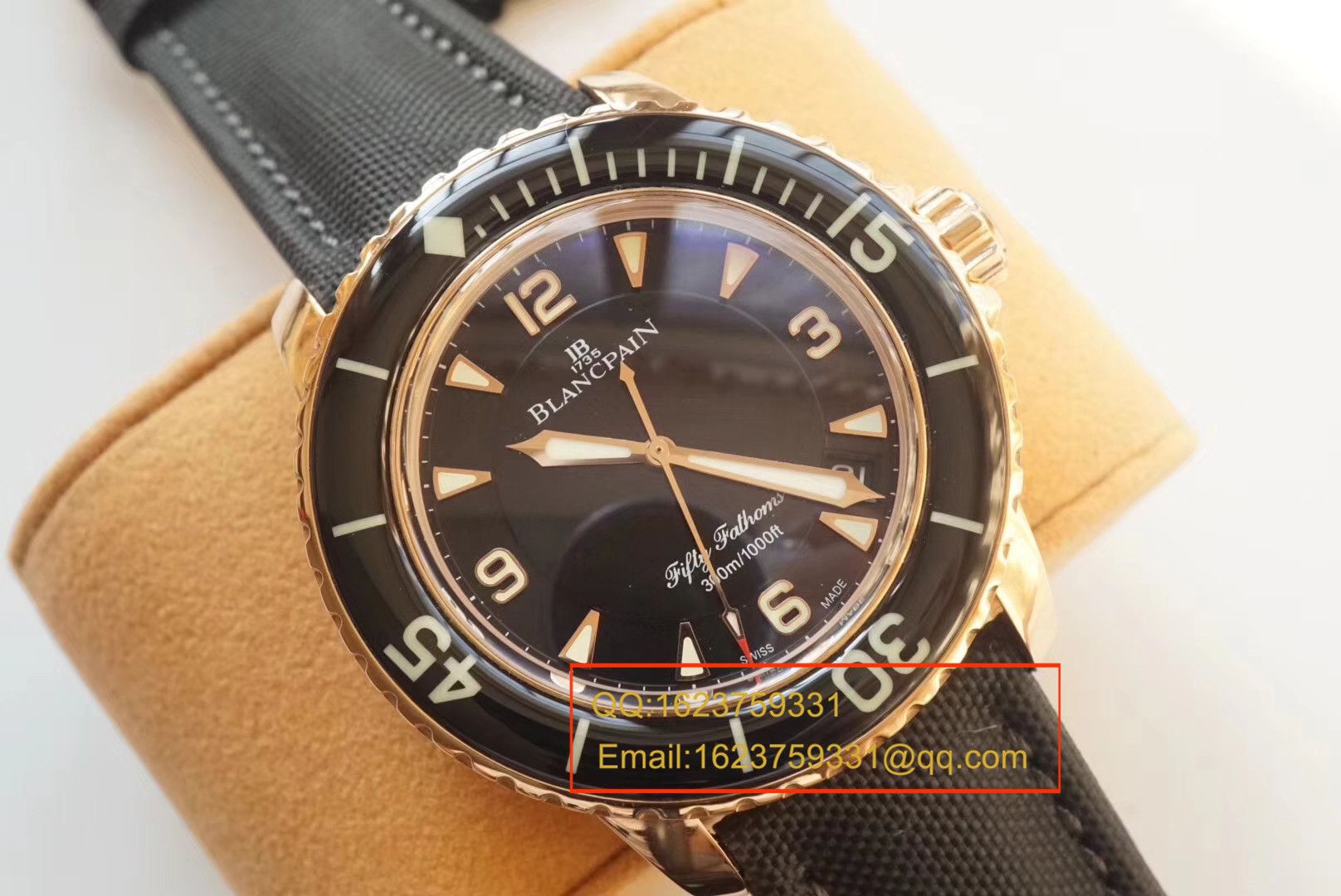 【ZF Perfect  High quality  Replica Watches 】Blancpain   Fifty Fathoms 系列5015-3630-52 自动机械 wrist watches  / BP034