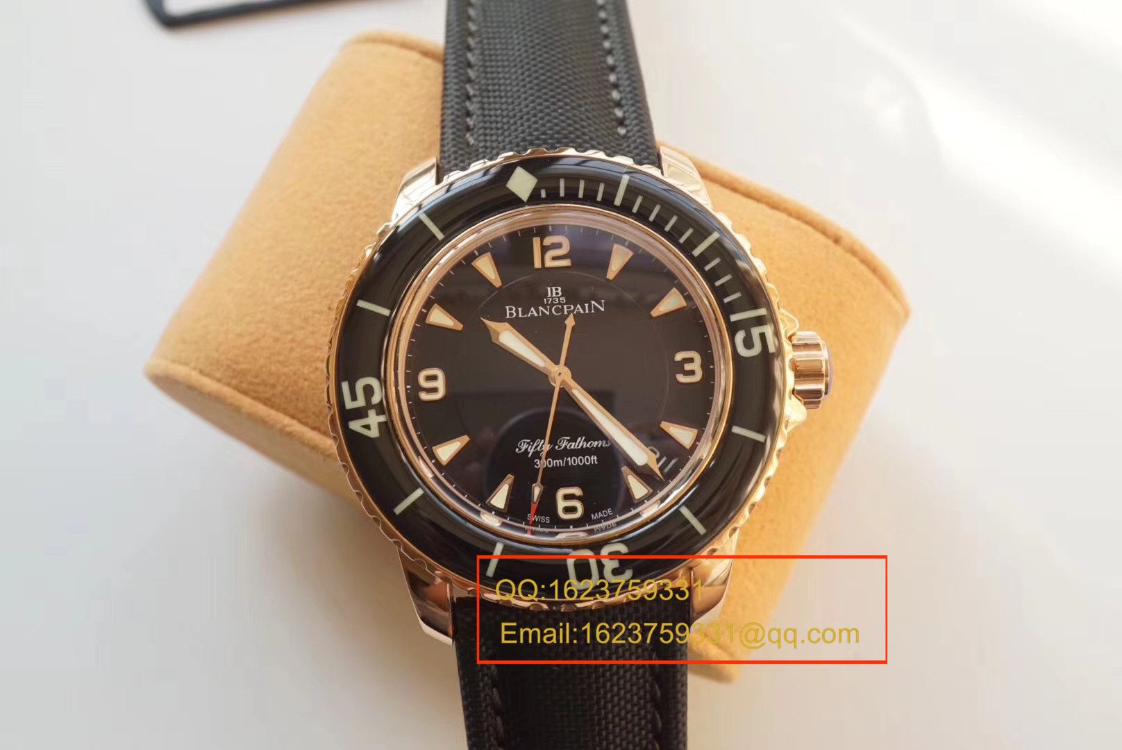 【ZF Perfect  High quality  Replica Watches 】Blancpain   Fifty Fathoms 系列5015-3630-52 自动机械 wrist watches  / BP034