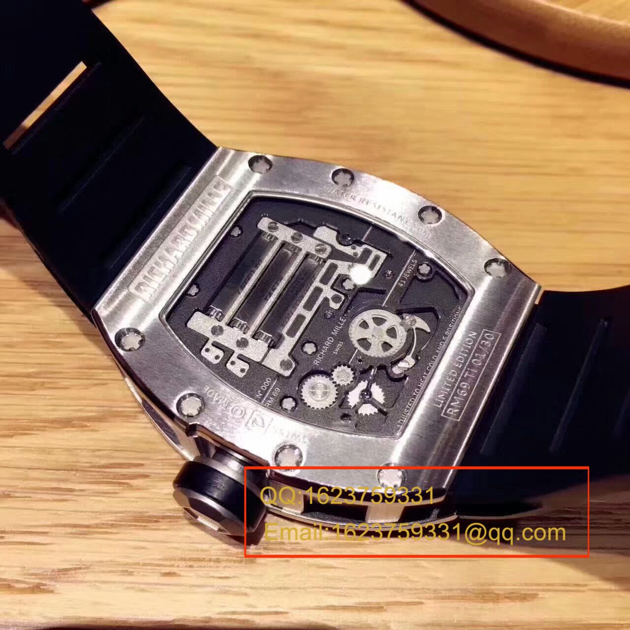 【RM Perfect  High quality  Replica Watches 】RICHARD MILLE 男士系列RM 69Ti情色 wrist watches  / RM 69Ti