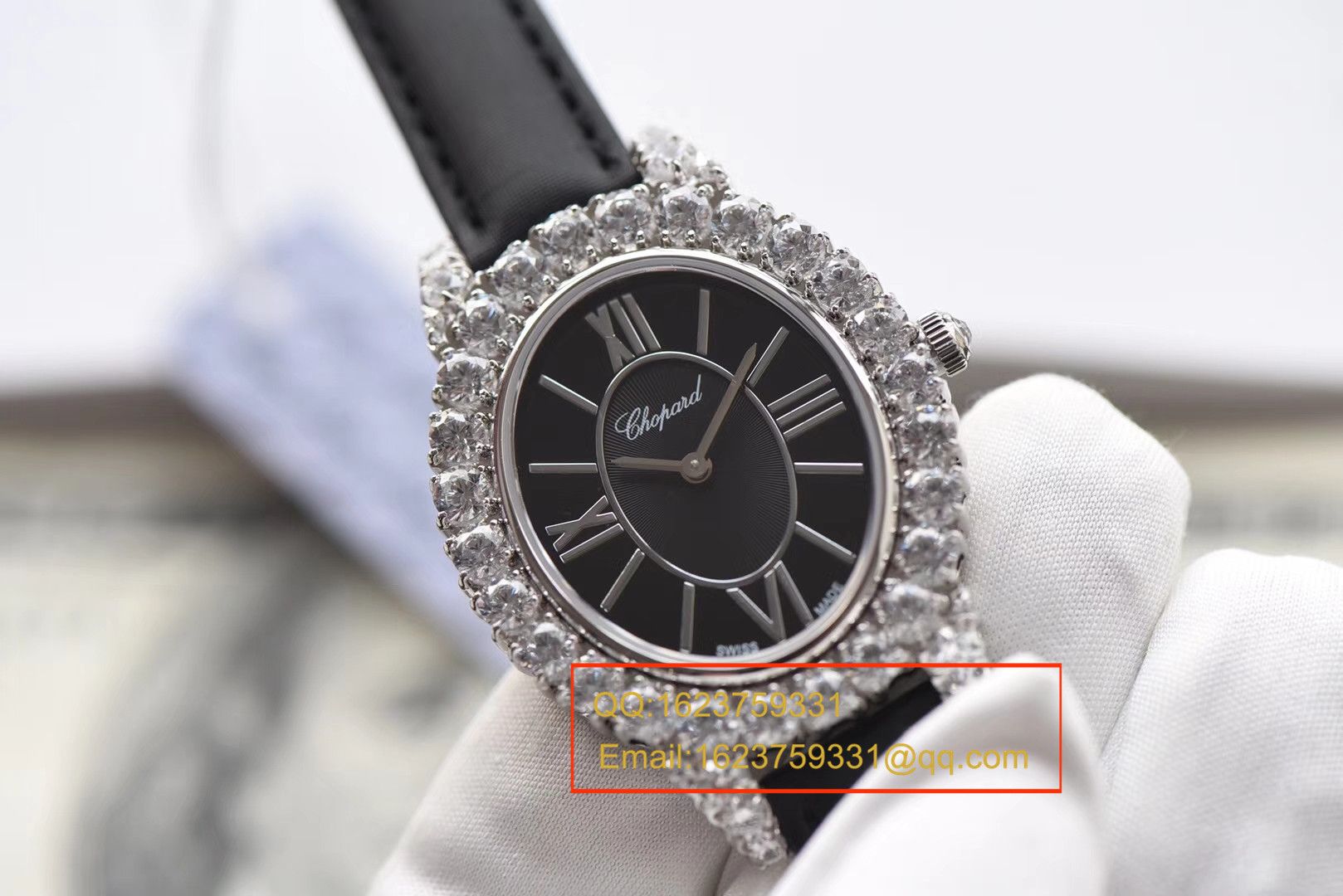 Chopard top  Chopard 鸟巢女士 wrist watches - 奢华手工镶石～ Perfect  Replica 品质气质鹅蛋表型 / XBAH014