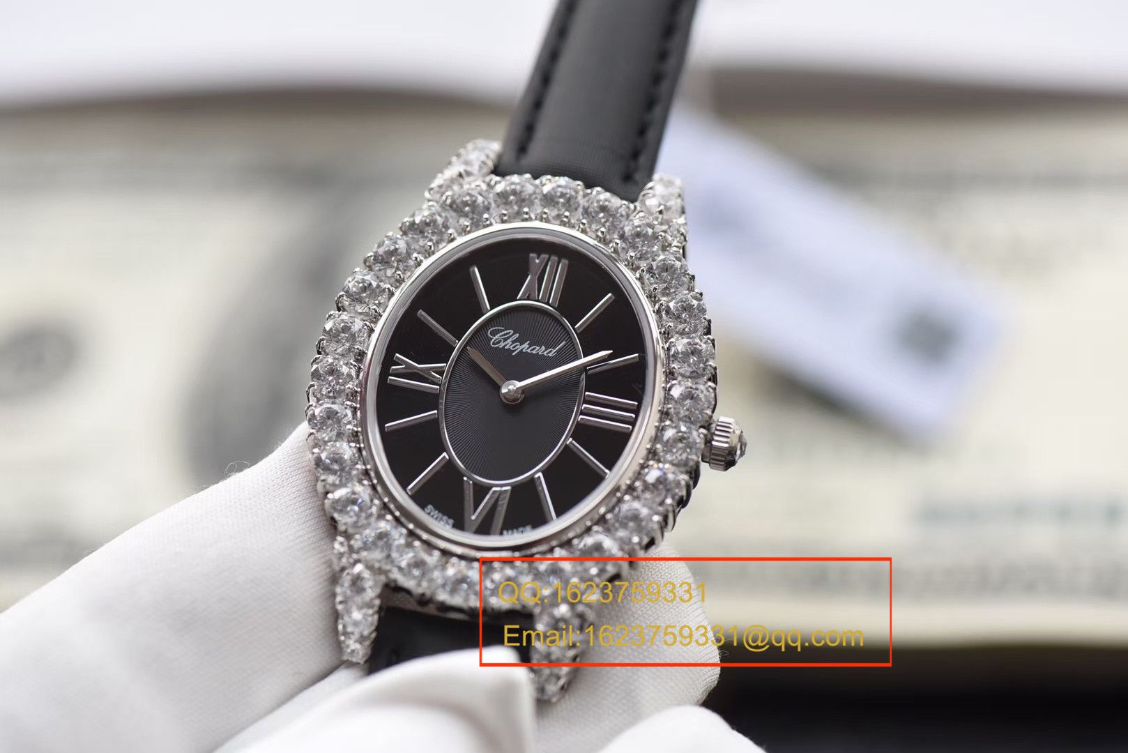 Chopard top  Chopard 鸟巢女士 wrist watches - 奢华手工镶石～ Perfect  Replica 品质气质鹅蛋表型 / XBAH014