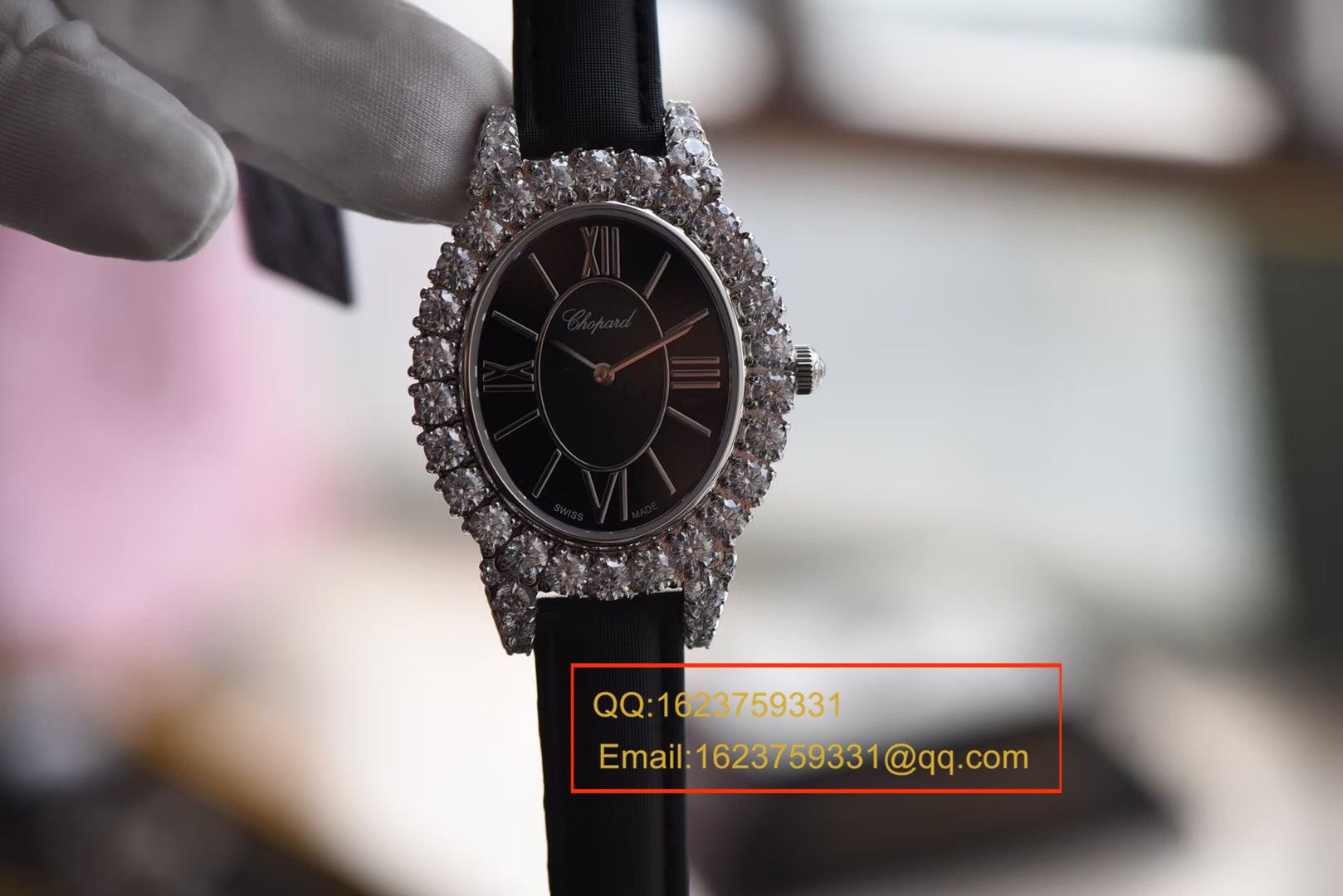 Chopard top  Chopard 鸟巢女士 wrist watches - 奢华手工镶石～ Perfect  Replica 品质气质鹅蛋表型 / XBAH014