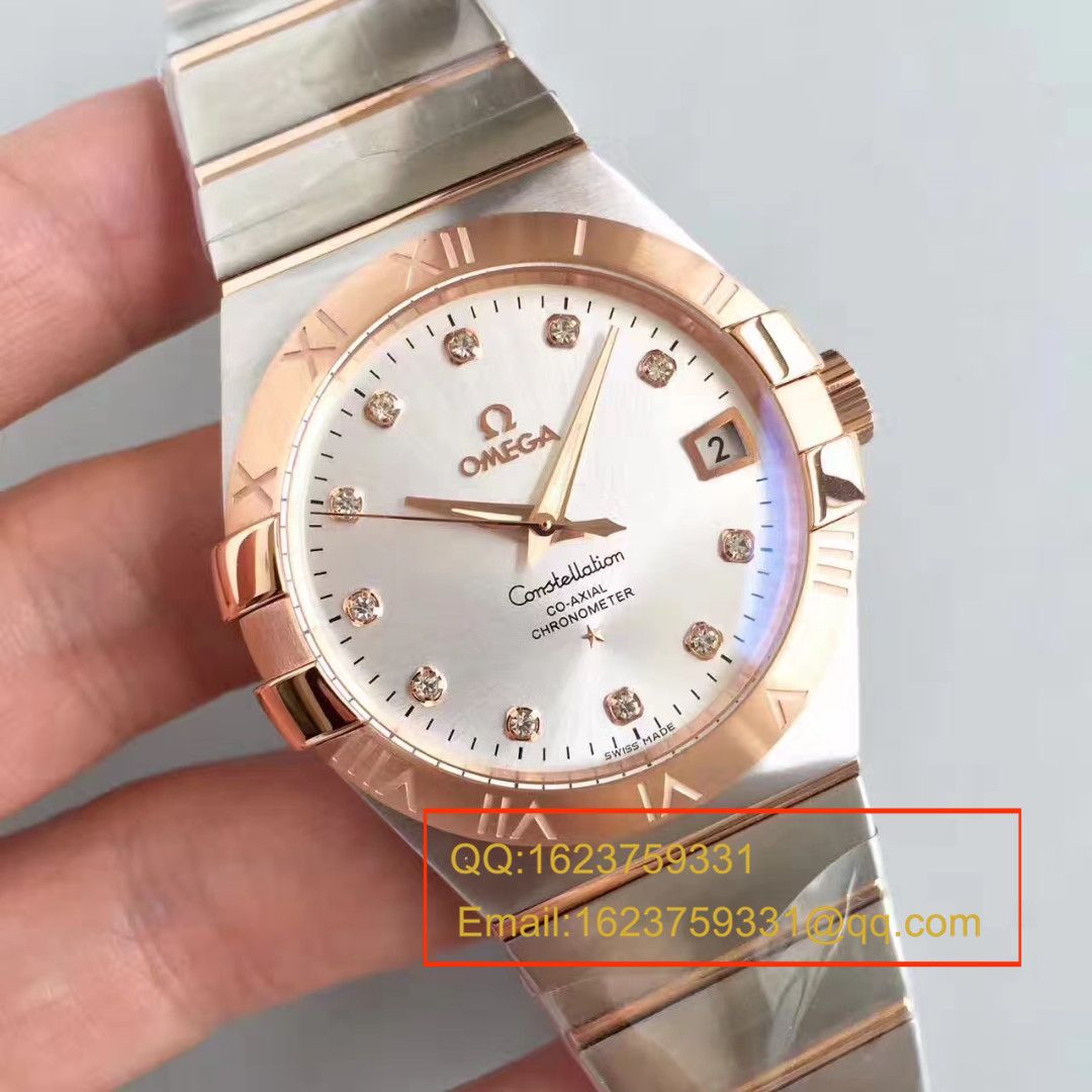 【SSS Perfect  Copy  Watches 】OMEGA双鹰 Constellation 系列123.20.38.21.58.001 wrist watches  / M263