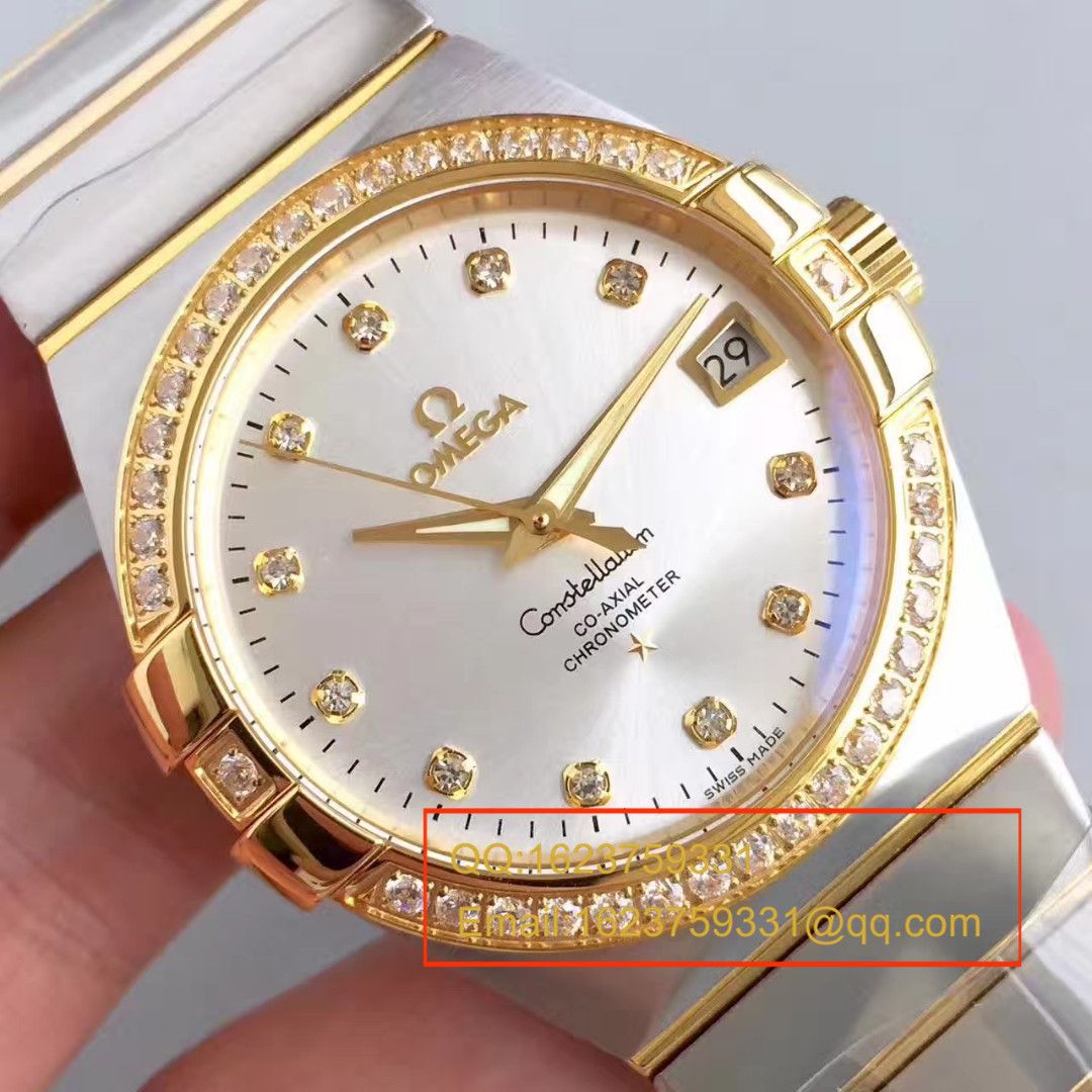 【SSS Perfect  Copy  Watches 】OMEGA双鹰 Constellation 系列123.20.38.21.58.001 wrist watches  / M263