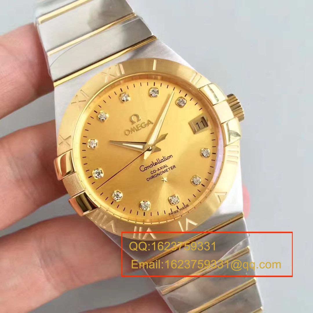 【SSS Perfect  Copy  Watches 】OMEGA双鹰 Constellation 系列123.20.38.21.58.001 wrist watches  / M263