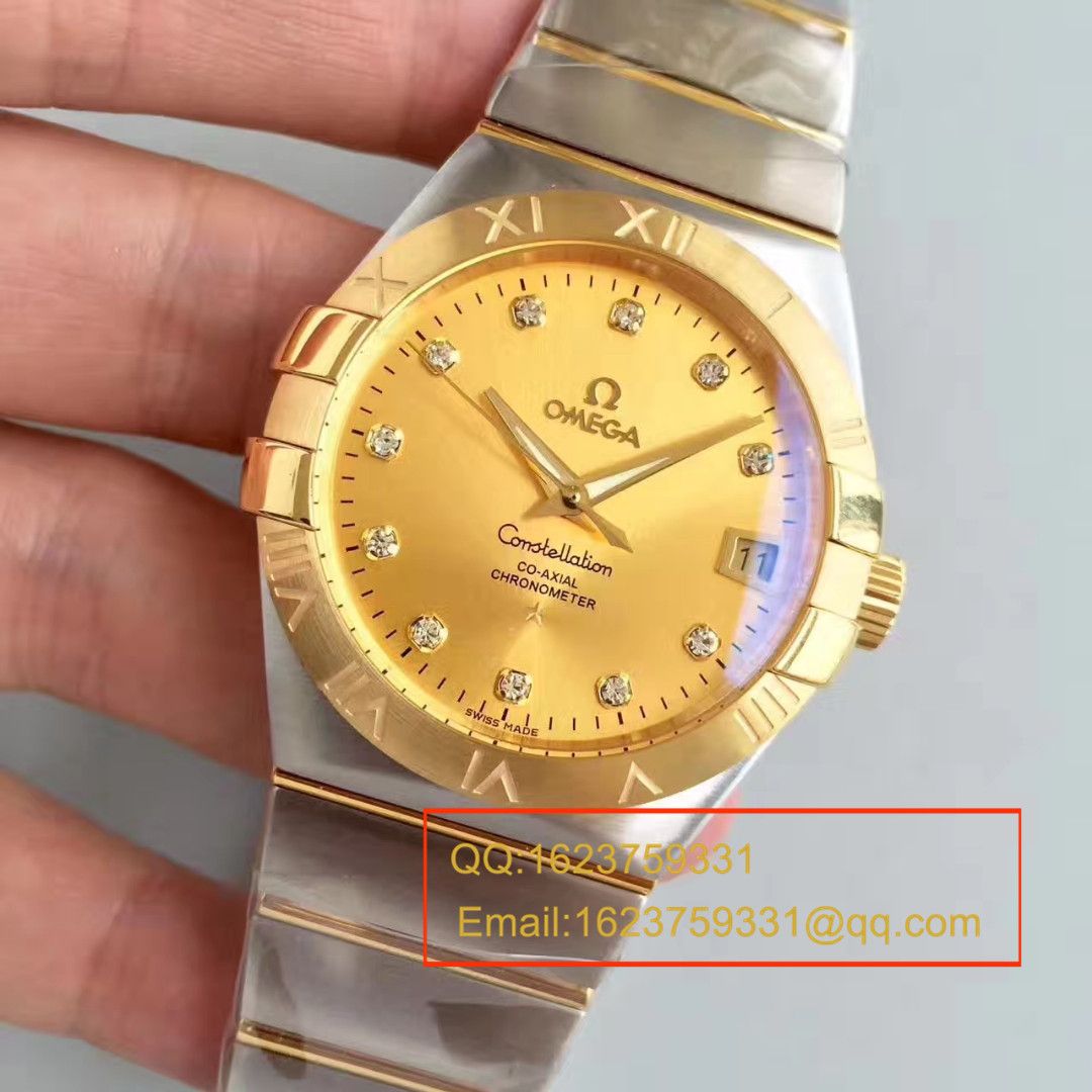 【SSS Perfect  Copy  Watches 】OMEGA双鹰 Constellation 系列123.20.38.21.58.001 wrist watches  / M263