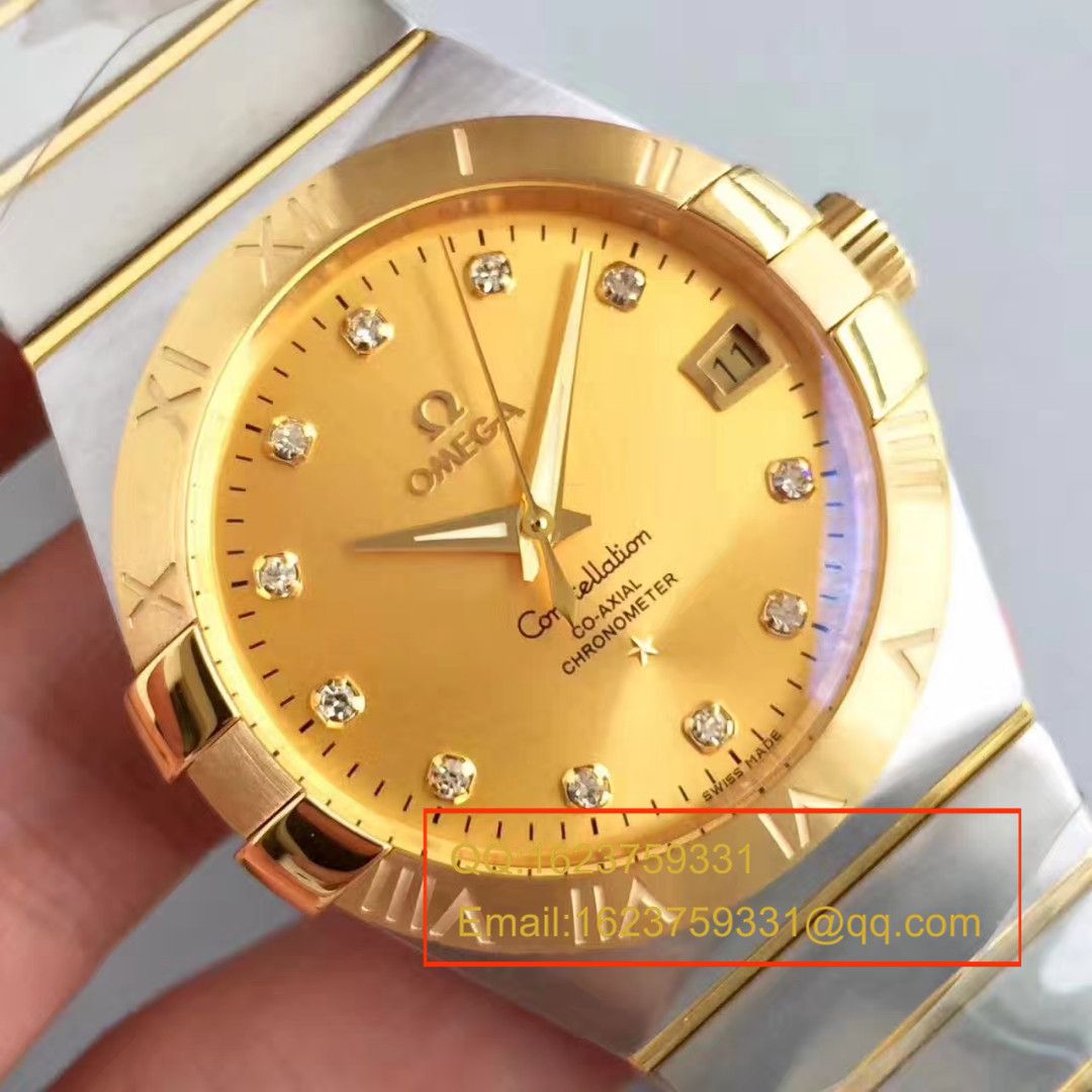 【SSS Perfect  Copy  Watches 】OMEGA双鹰 Constellation 系列123.20.38.21.58.001 wrist watches  / M263