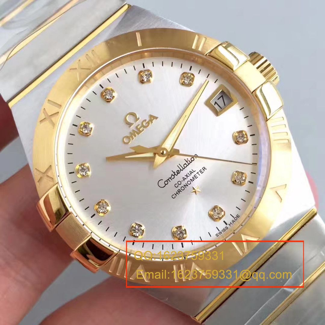 【SSS Perfect  Copy  Watches 】OMEGA双鹰 Constellation 系列123.20.38.21.58.001 wrist watches  / M263