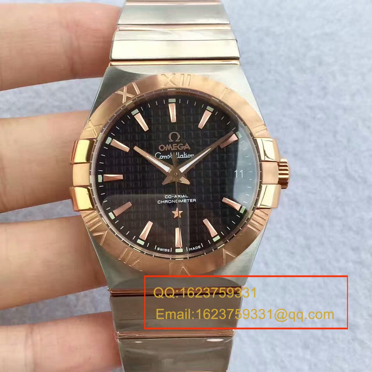 【SSS Perfect  High quality  Replica Watches 】OMEGA Constellation 系列123.20.38.21.01.001 wrist watches 《多色可选》 / M261