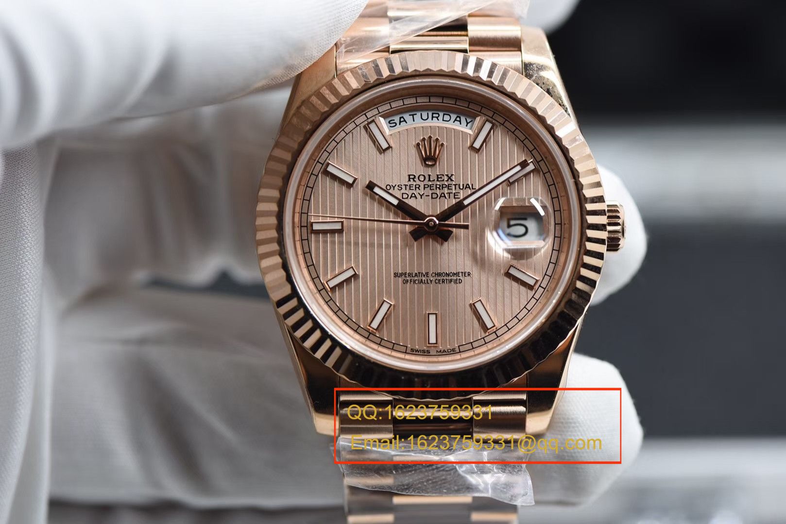 【 Video analysis N Perfect  High quality  Replica Watches 】 Rolex  Day-Date 型Day Date系列228235-83415 wrist watches  / RBE188