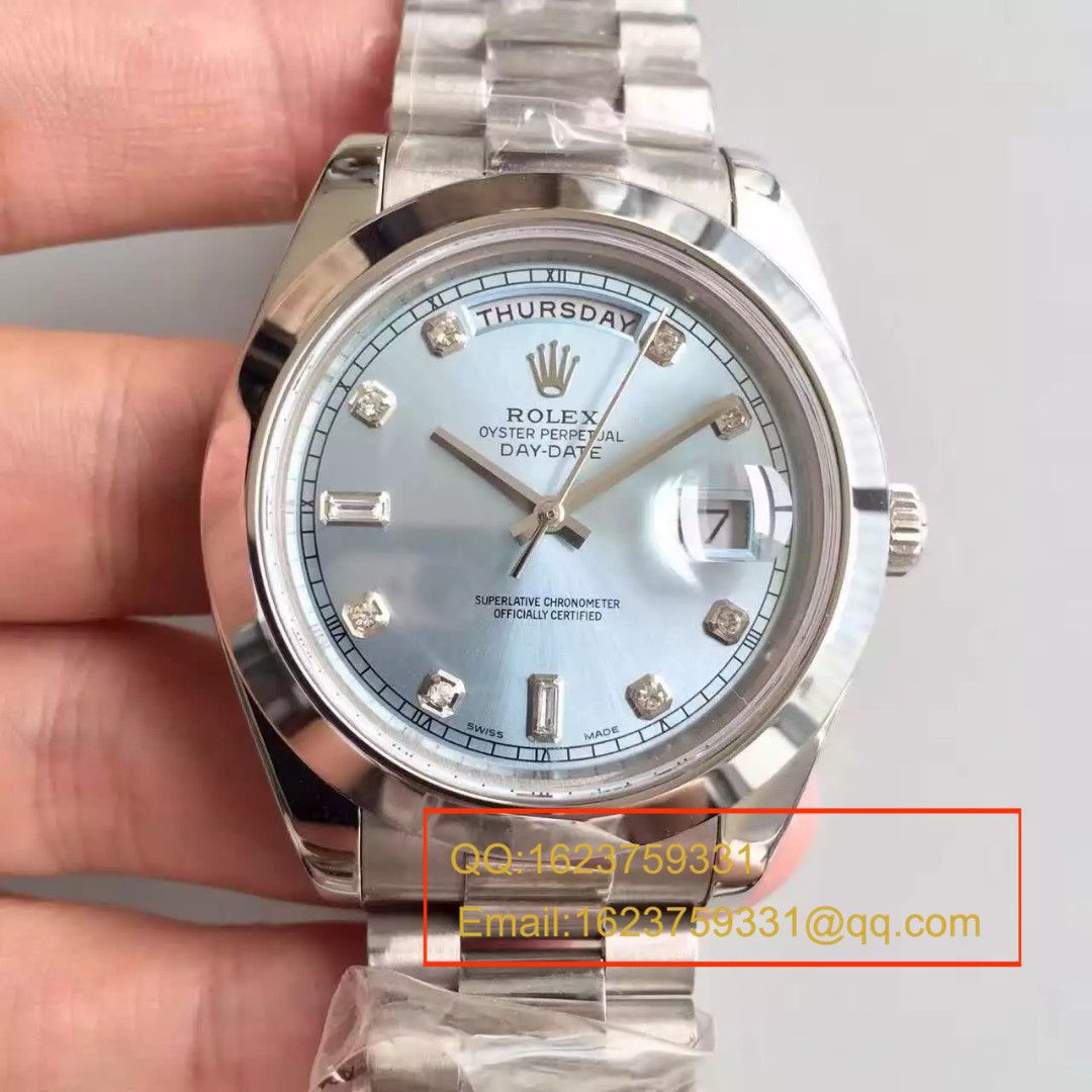 【N Factory  Perfect  top  Replica Copy  Watches 】 Rolex  Day-Date 型系列228239-黑盘机械 wrist watches  / RBE044