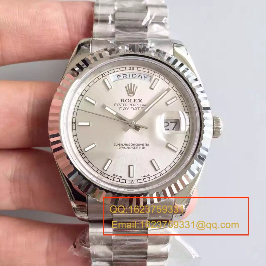 【N Factory  Perfect  top  Replica Copy  Watches 】 Rolex  Day-Date 型系列228239-黑盘机械 wrist watches  / RBE044