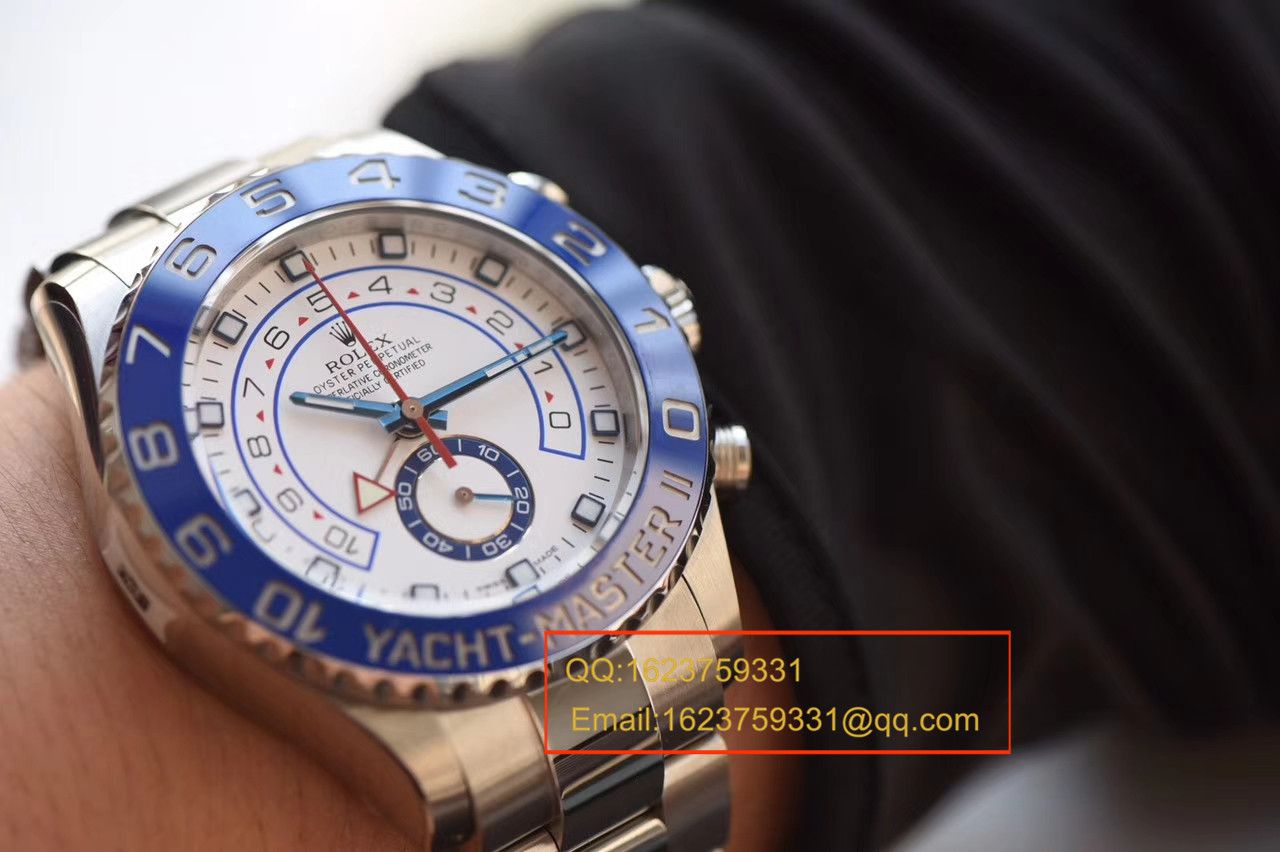 【JF Factory 1:1 High quality  Replica Watches 】 Rolex  Yacht-Master 系列116680 wrist watches  / LLSBE092