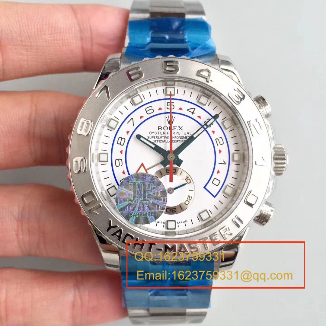 【JF Perfect  top  Replica Watches 】 Rolex  Yacht-Master II YM2系列116681-78211 白盘 wrist watches  / R040