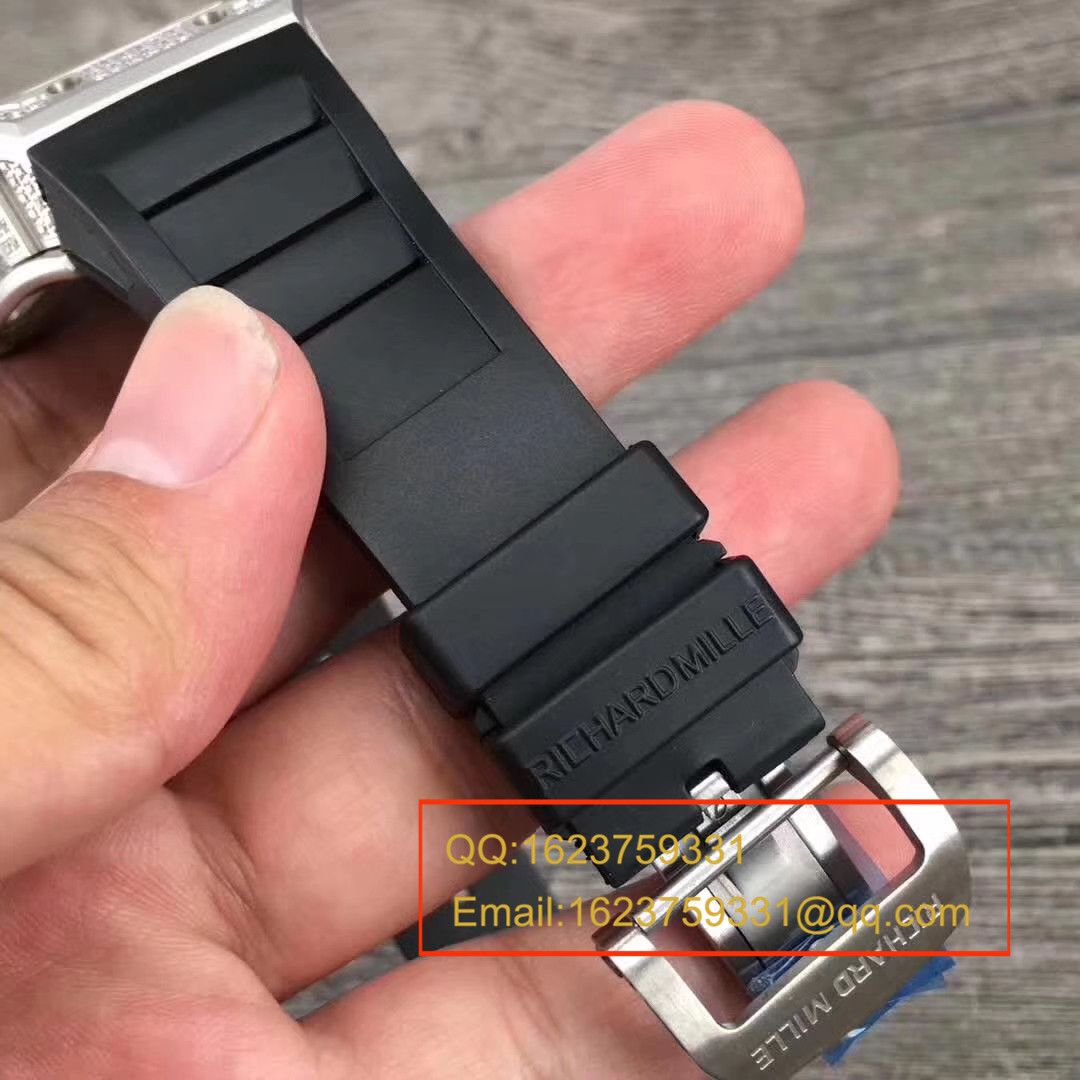 【KV Perfect  High quality  Replica Watches 】RICHARD MILLE RICHARD MILLE男士系列RM 052银色骷髅头满钻 wrist watches  / RM052C