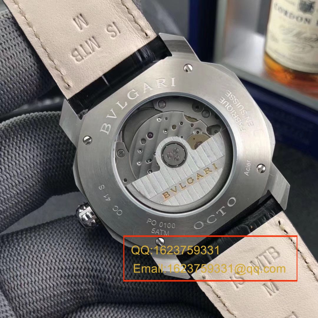 【UF Perfect  High quality  Replica Watches 】 BVLGARI OCTO系列102429 BGO38C3SLD wrist watches  / BGAI001