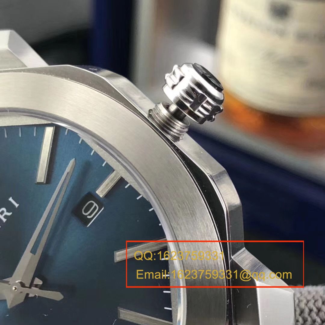 【UF Perfect  High quality  Replica Watches 】 BVLGARI OCTO系列102429 BGO38C3SLD wrist watches  / BGAI001
