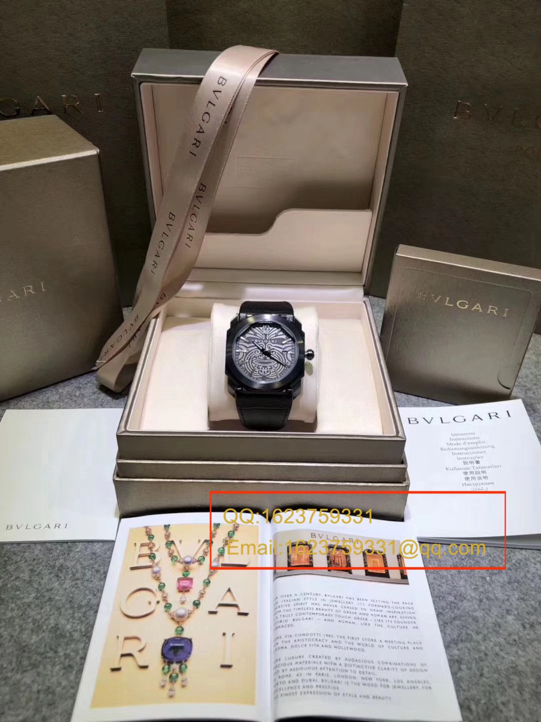 【UF Perfect  High quality  Replica Watches 】 BVLGARI OCTO系列102249 BGO41BSBLD/AB wrist watches  / BG003