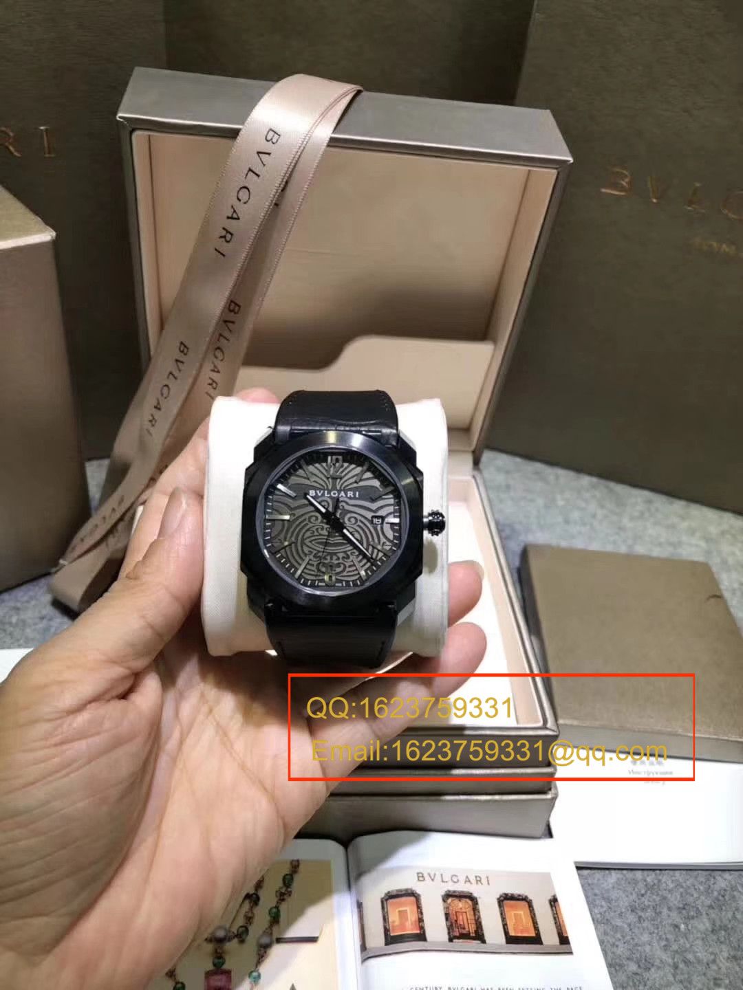 【UF Perfect  High quality  Replica Watches 】 BVLGARI OCTO系列102249 BGO41BSBLD/AB wrist watches  / BG003