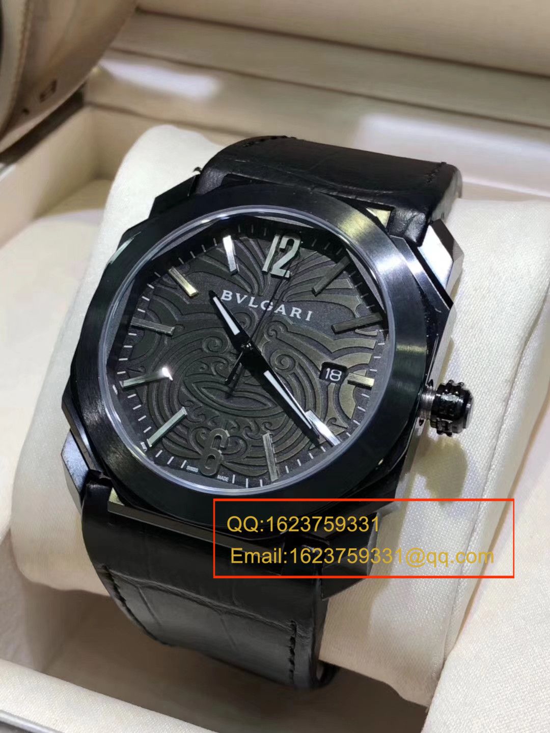 【UF Perfect  High quality  Replica Watches 】 BVLGARI OCTO系列102249 BGO41BSBLD/AB wrist watches  / BG003