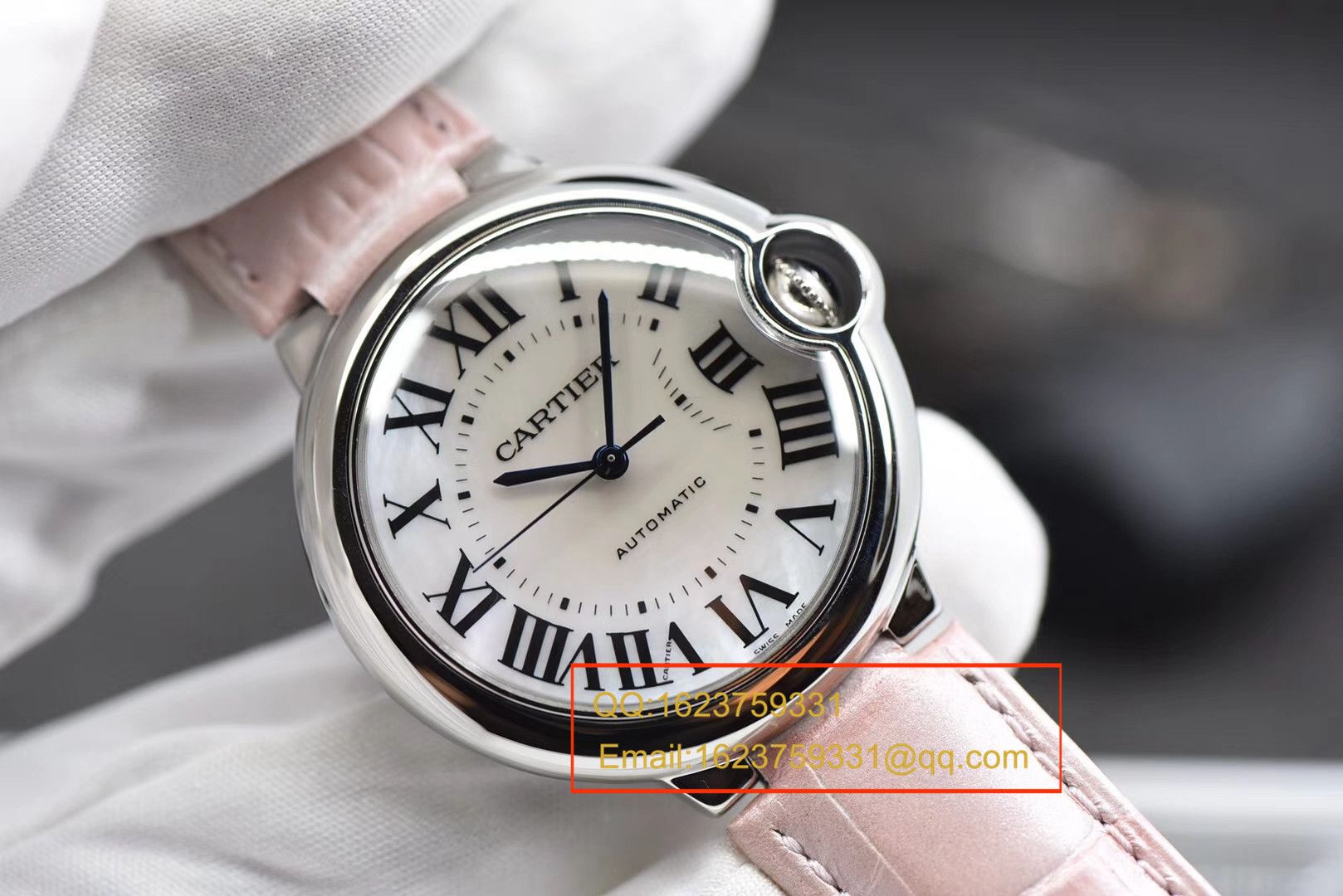 V6 Factory 最高版本 36MM贝母面机械蓝气球女装 wrist watches  / KDY105
