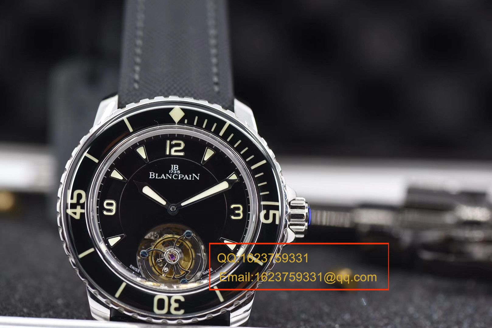 【 Video analysis ZF Perfect  High quality  Replica Watches 】Blancpain  Fifty Fathoms 系列 Tourbillon  wrist watches  / BPDH036