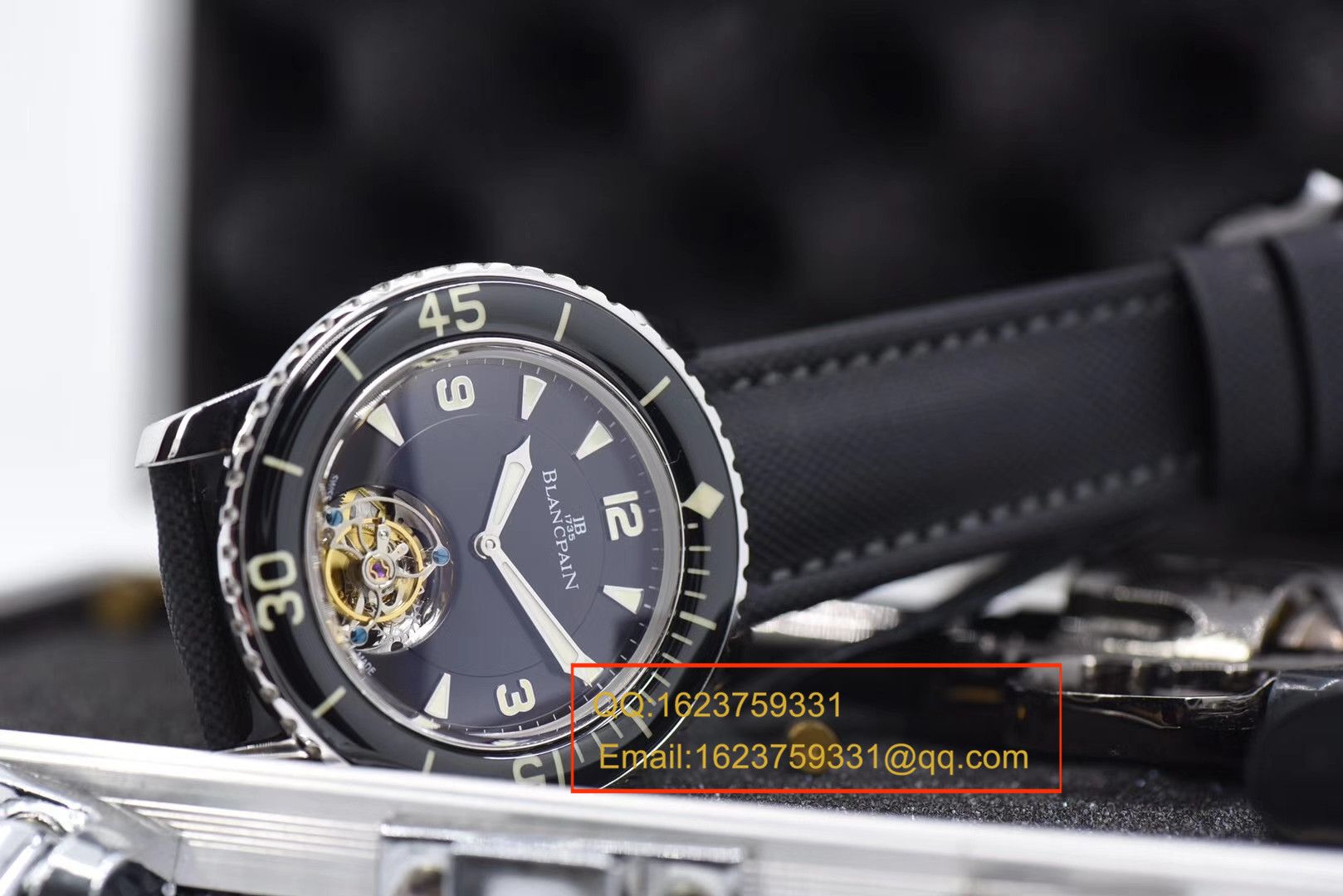 【 Video analysis ZF Perfect  High quality  Replica Watches 】Blancpain  Fifty Fathoms 系列 Tourbillon  wrist watches  / BPDH036