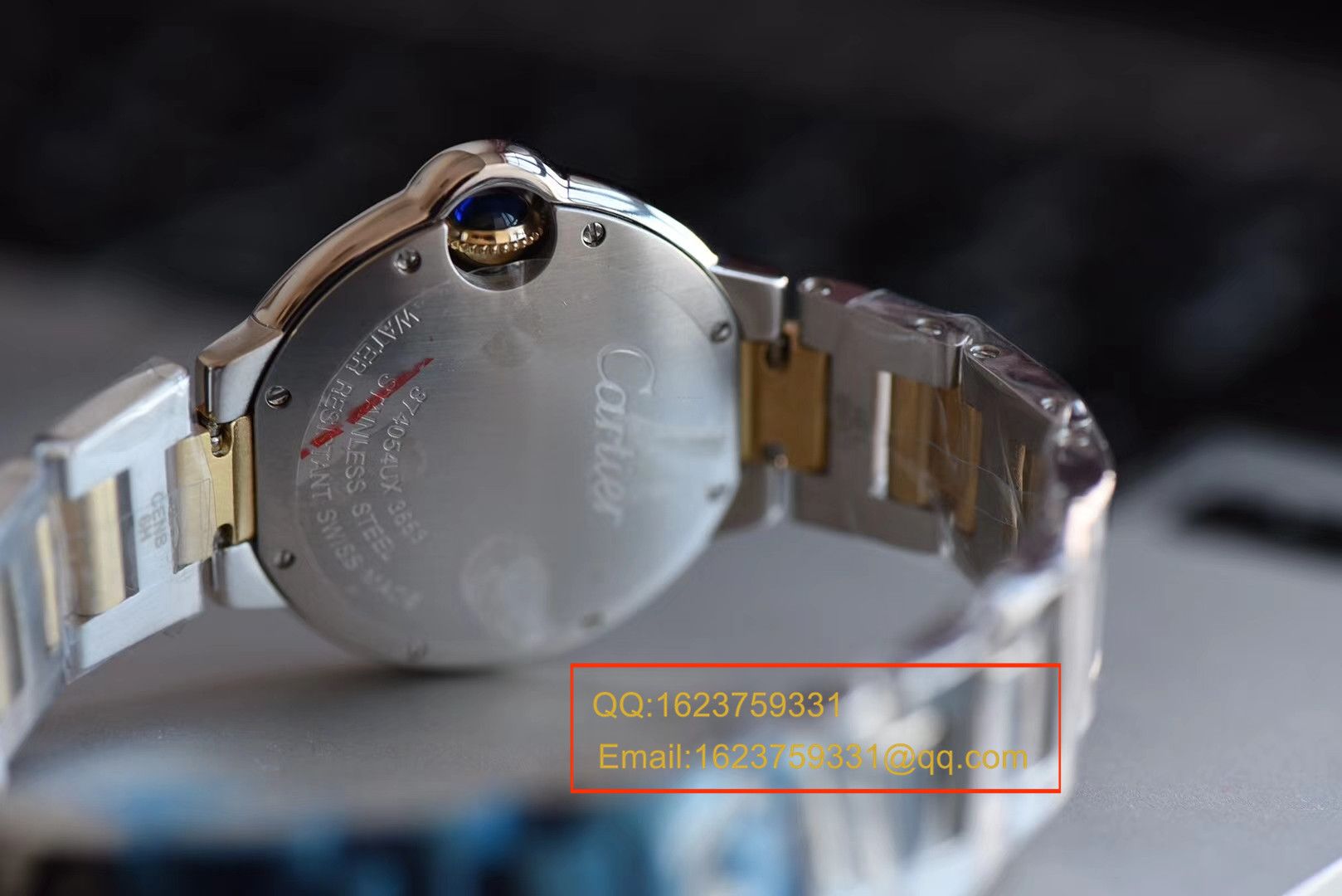 【HBBV6 Perfect  High quality  Replica Watches 】 Cartier  蓝气球系列W69008Z3女士33/36毫米间金石英 wrist watches  / K138