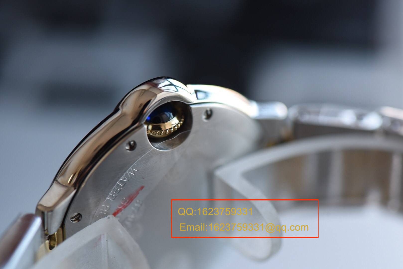 【HBBV6 Perfect  High quality  Replica Watches 】 Cartier  蓝气球系列W69008Z3女士33/36毫米间金石英 wrist watches  / K138