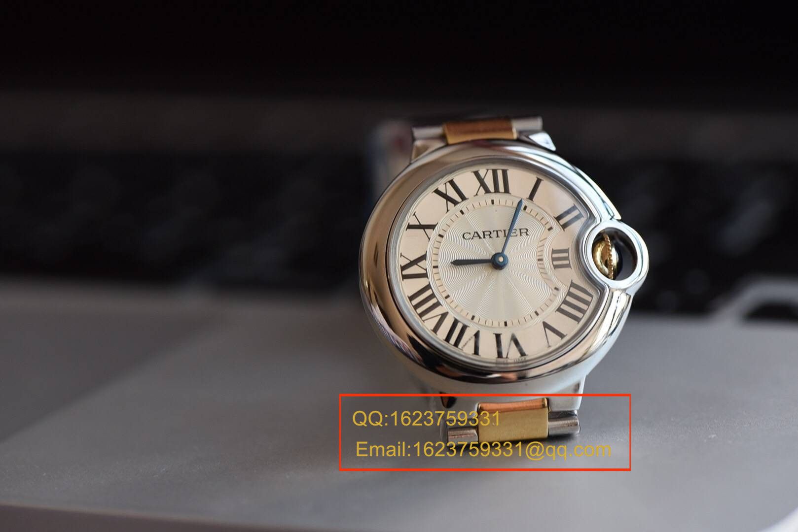【HBBV6 Perfect  High quality  Replica Watches 】 Cartier  蓝气球系列W69008Z3女士33/36毫米间金石英 wrist watches  / K138