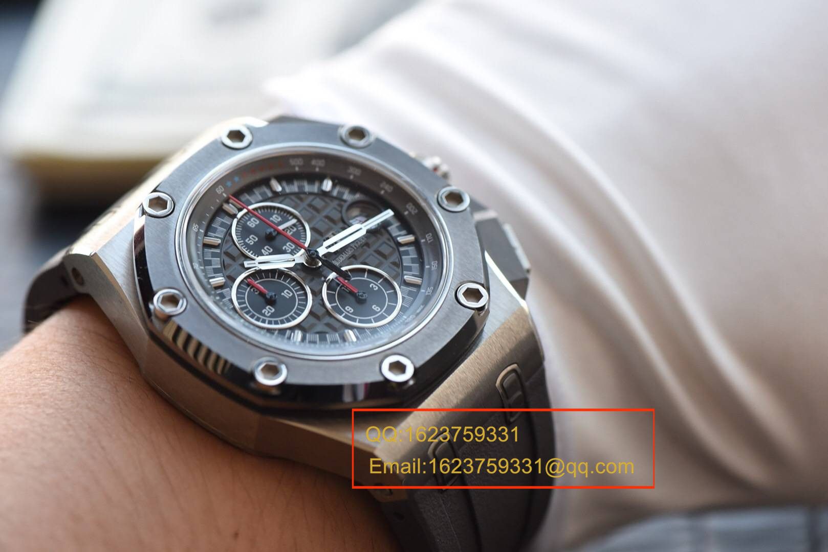 【独家 Video analysis JF Factory 1:1 top  Replica Copy  Watches 】Audemars Piguet 舒马赫特别版本26568IM.OO.A004CA.01男表 / JF AP 26568IM