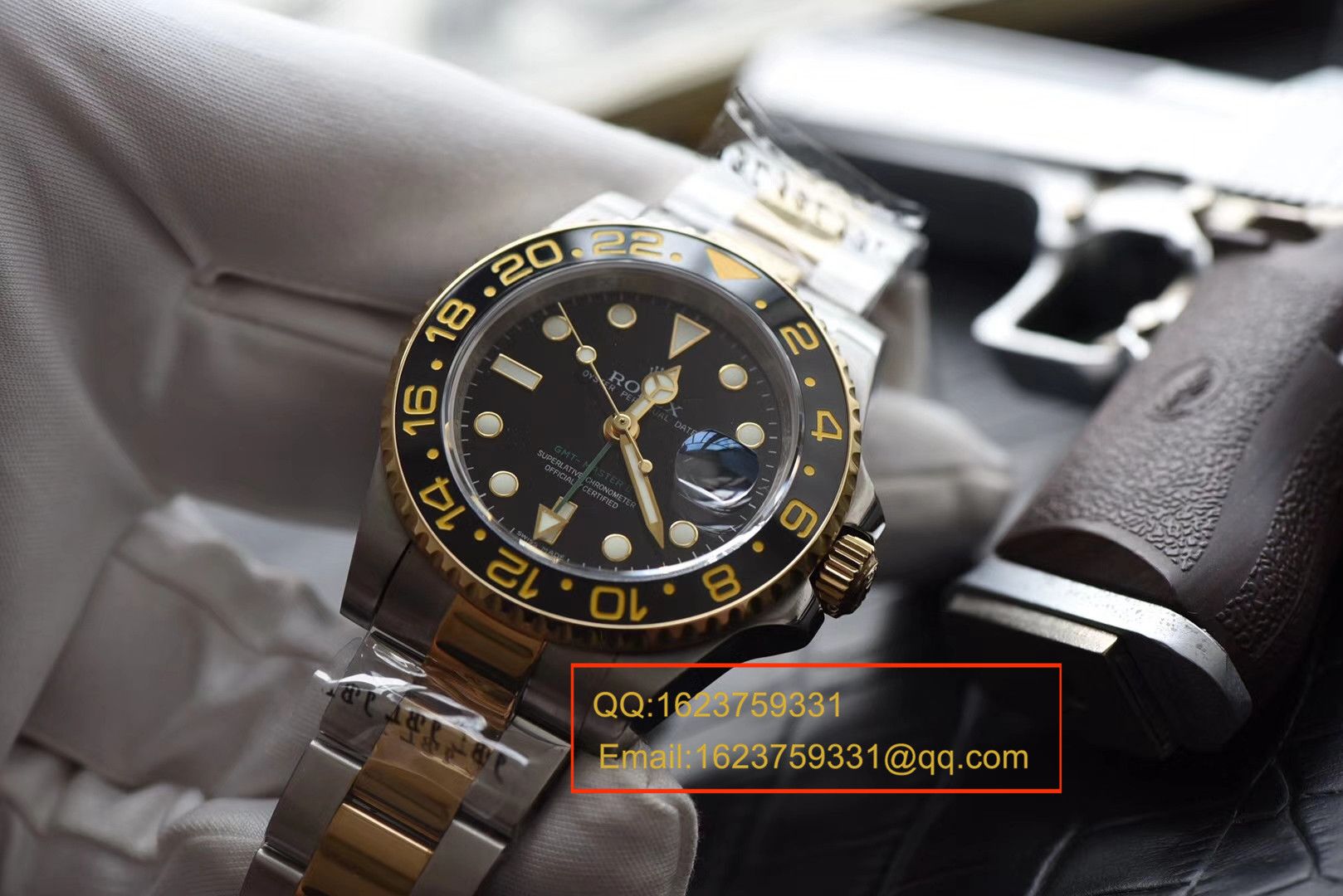 【N Factory V7版本 Perfect  Knockoff  Watches 】 Rolex  GMT MASTER II系列116713-LN-78203 wrist watches 【可选择包金款】 / RBF132
