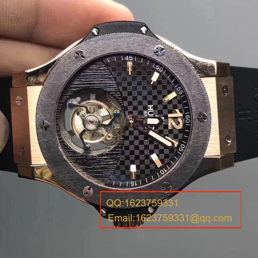 【V6 Factory  top  Tourbillon  Movement 】HUBLOT 《恒宝》 big bang BIG BANG系列305.pm.131.rx机械 wrist watches  / YB027