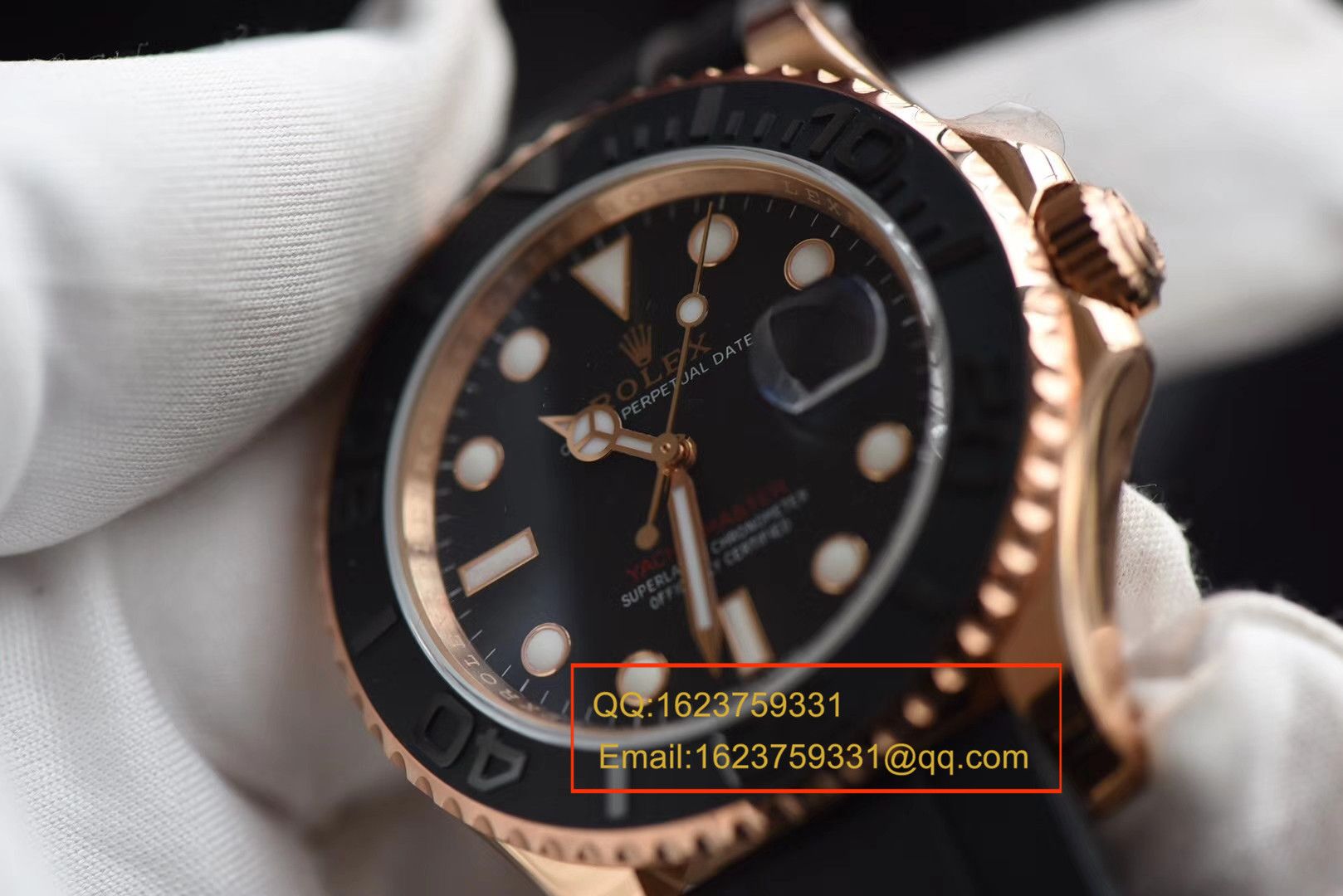 【 Video analysis JF Perfect  High quality  Knockoff  Watches 】 Rolex  Yacht-Master 系列116655-Oysterflex bracelet男士 wrist watches  / R087
