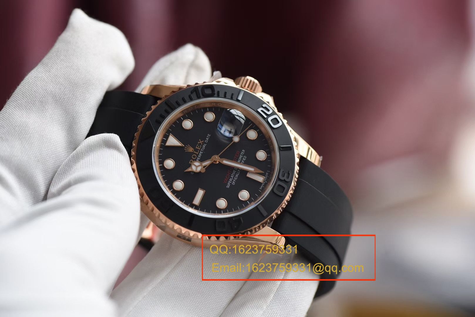 【 Video analysis JF Perfect  High quality  Knockoff  Watches 】 Rolex  Yacht-Master 系列116655-Oysterflex bracelet男士 wrist watches  / R087