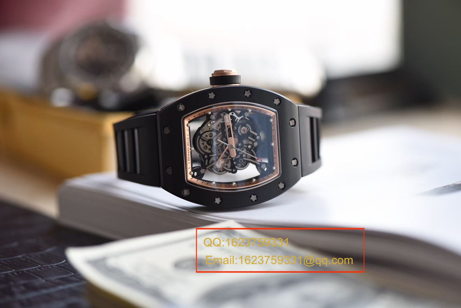 【独家 Video analysis KV Perfect  High quality  Copy  Watches 】理查德米尔RICHARD MILLE男士系列RM 055 wrist watches  / RM 055B