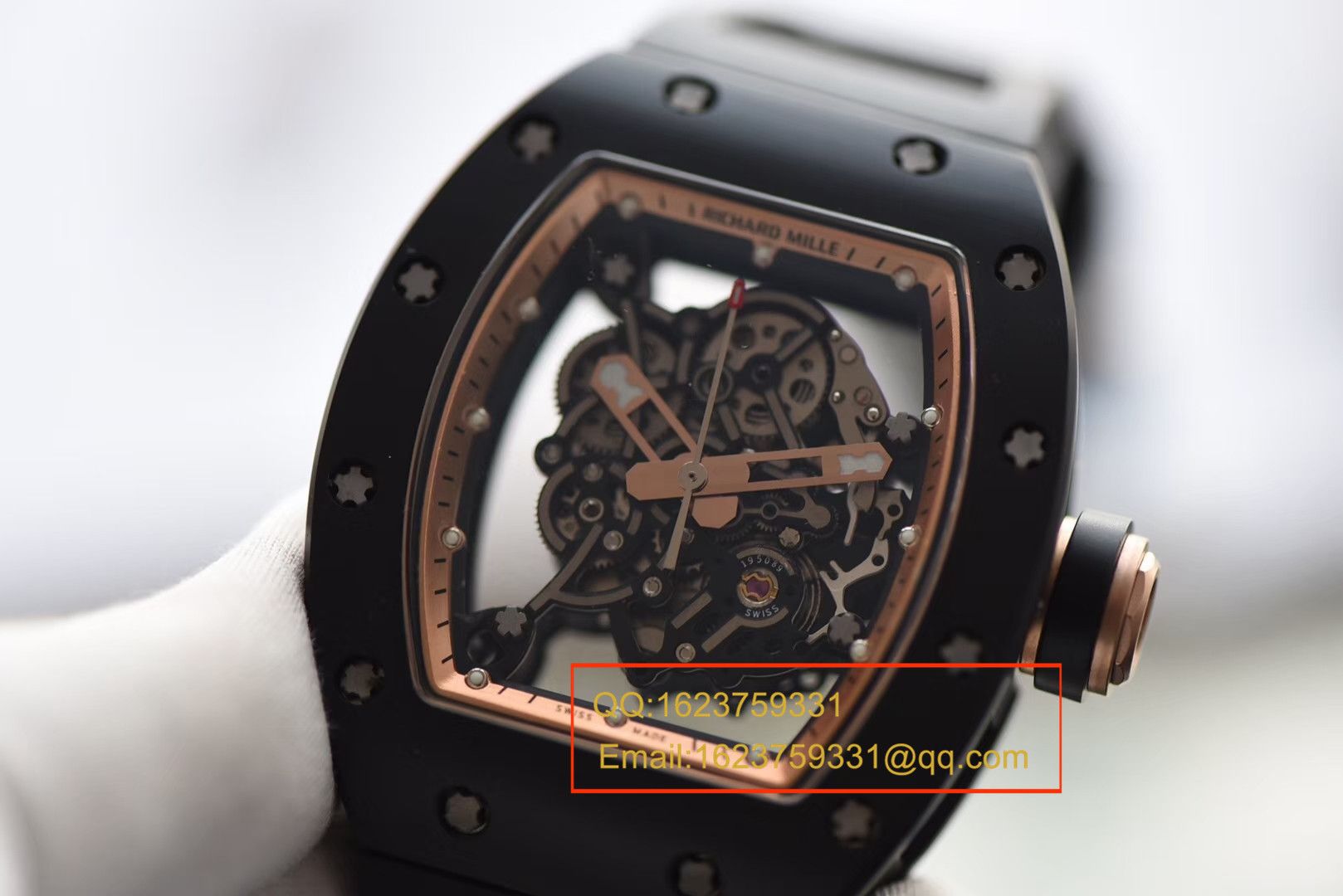 【独家 Video analysis KV Perfect  High quality  Copy  Watches 】理查德米尔RICHARD MILLE男士系列RM 055 wrist watches  / RM 055B