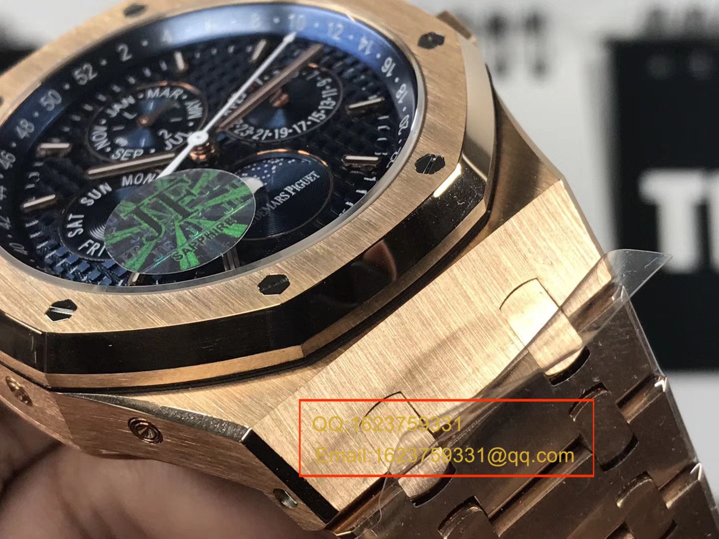 【JF Perfect  High quality  Replica Watches 】Audemars Piguet 皇家橡树系列26574BA.OO.1220BA.01月相 wrist watches  / AP103