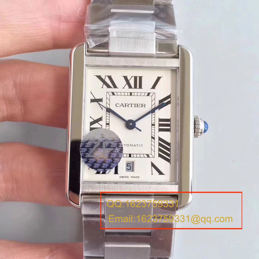 【ZF Perfect  High quality  Replica Watches 】 Cartier  SOLO TANK SOLO坦克系列W5200027 、W5200028 wrist watches  / KDY099